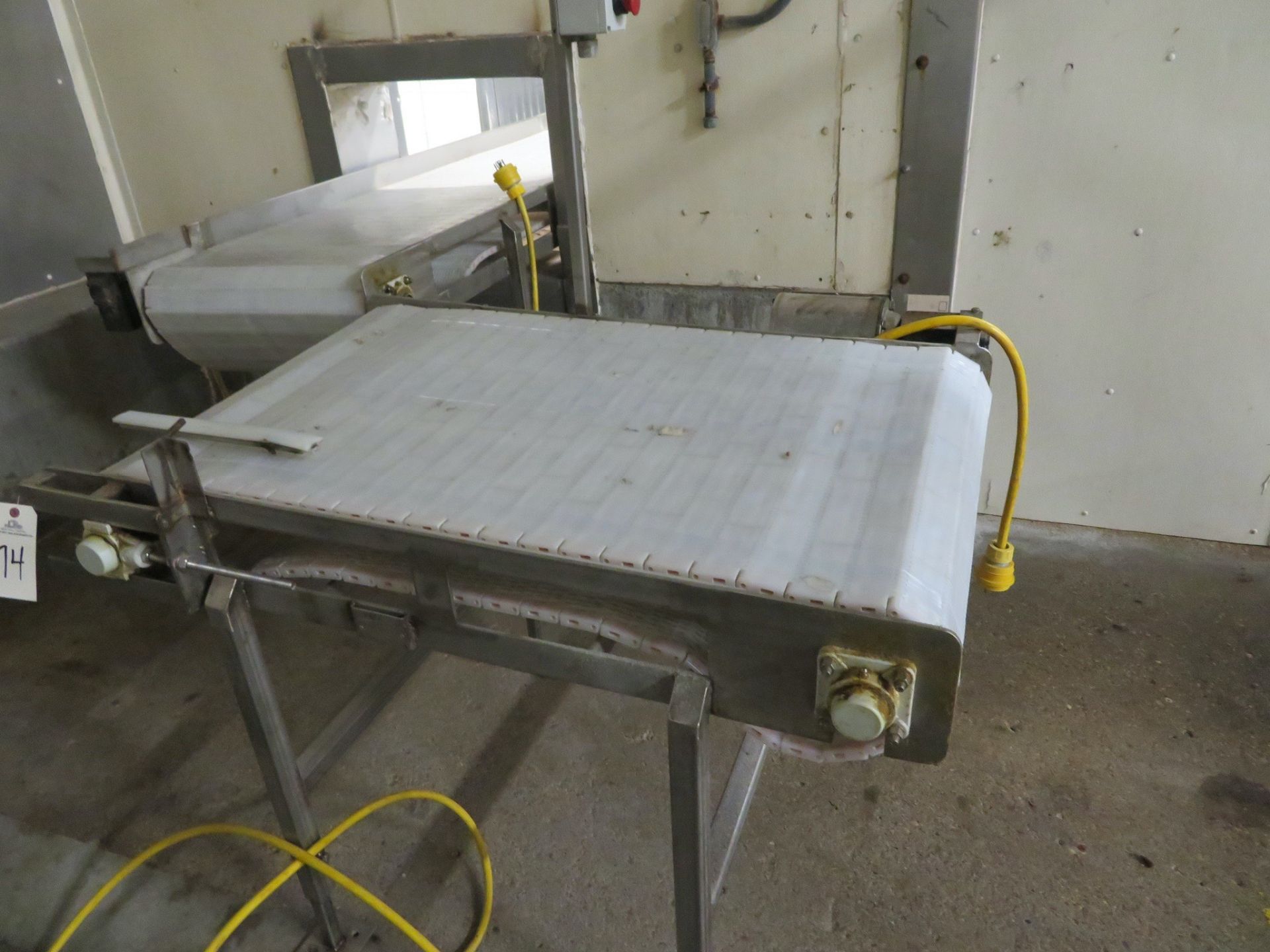 Stainless Steel Conveyor, 28"W x 46"L, Stainless Steel Motor | Rigging Fee: $150