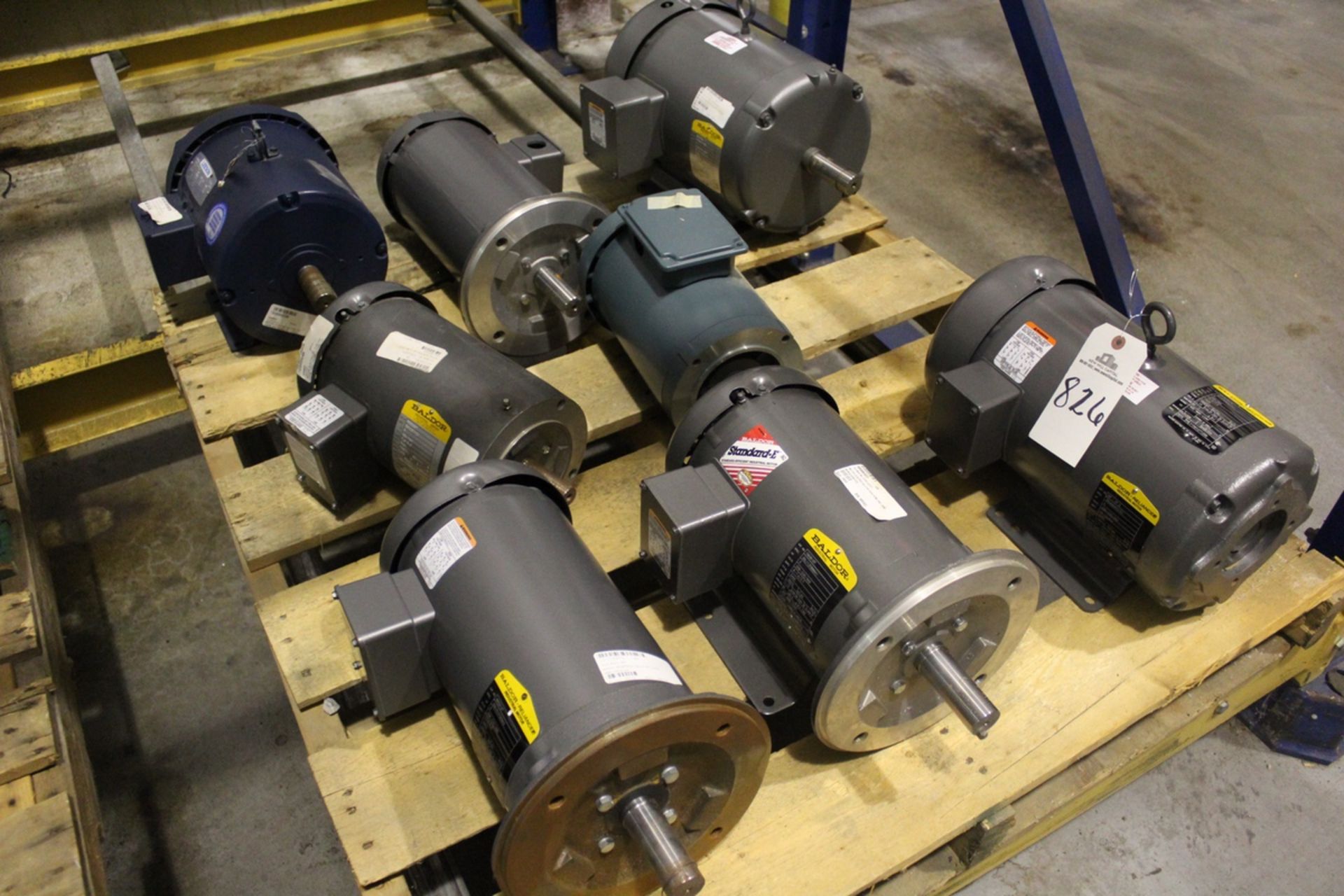 Pallet Lot Electric Motors | Rigging Fee: $15