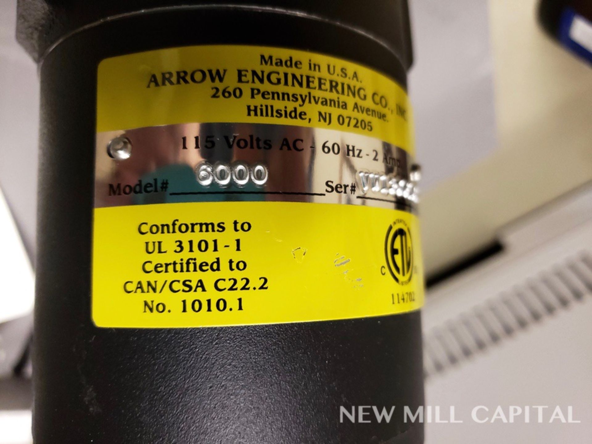 Arrow Engineering, Mixer, M# 6000 - Image 2 of 3