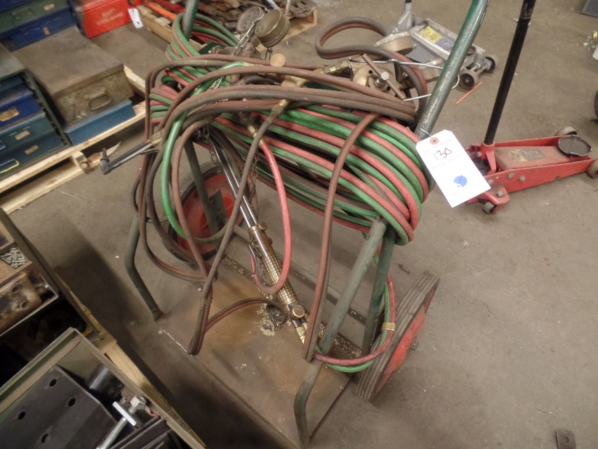 Welders Cart With Acetylene Torches