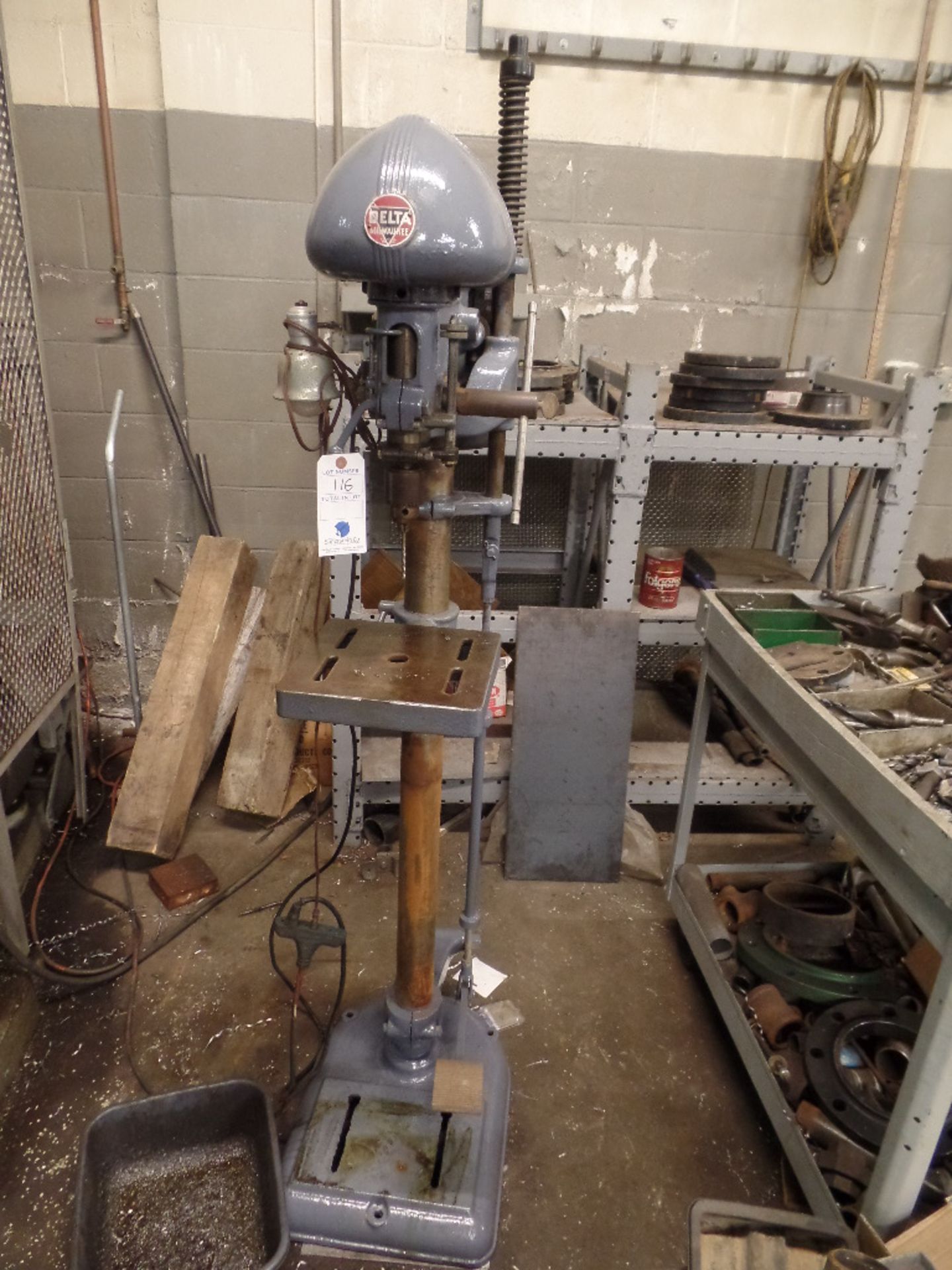 Delta Milwaukee Drill Press DP220 Dayton 1hp Motor