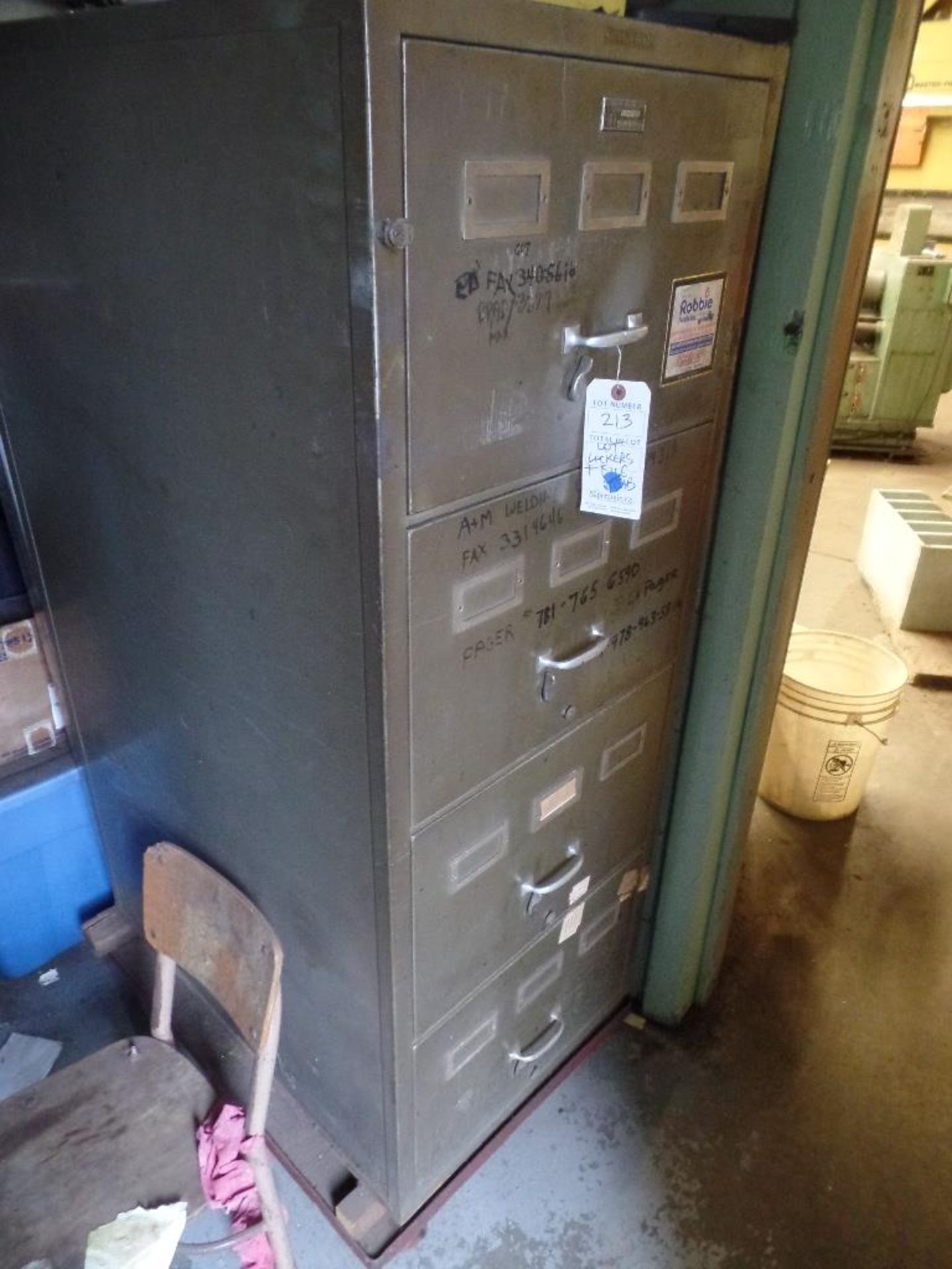 {LOT} Lockers & File Cabinet - Image 2 of 2