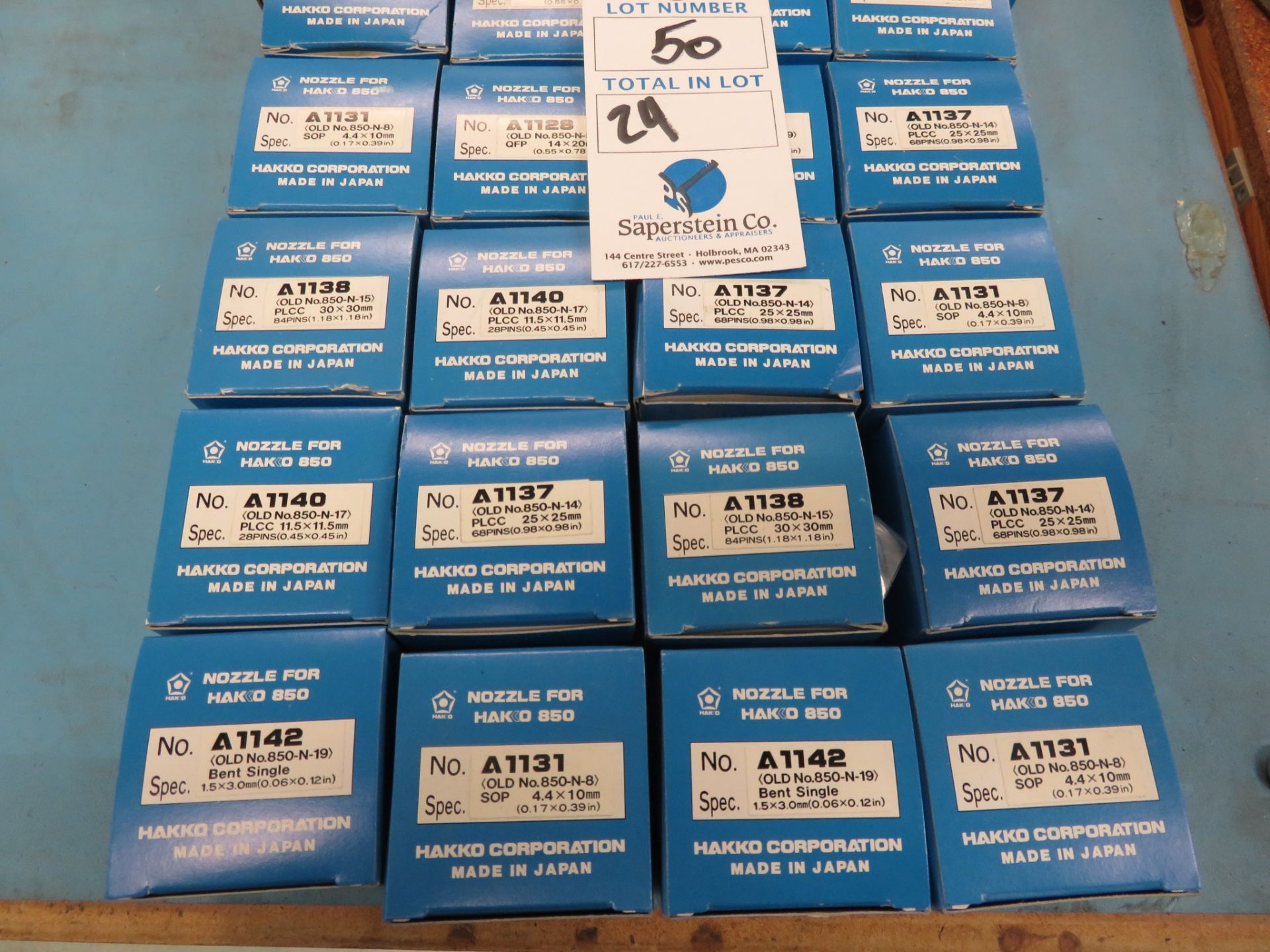 (24) Asst. Soldering Hakko 850 Nozzles