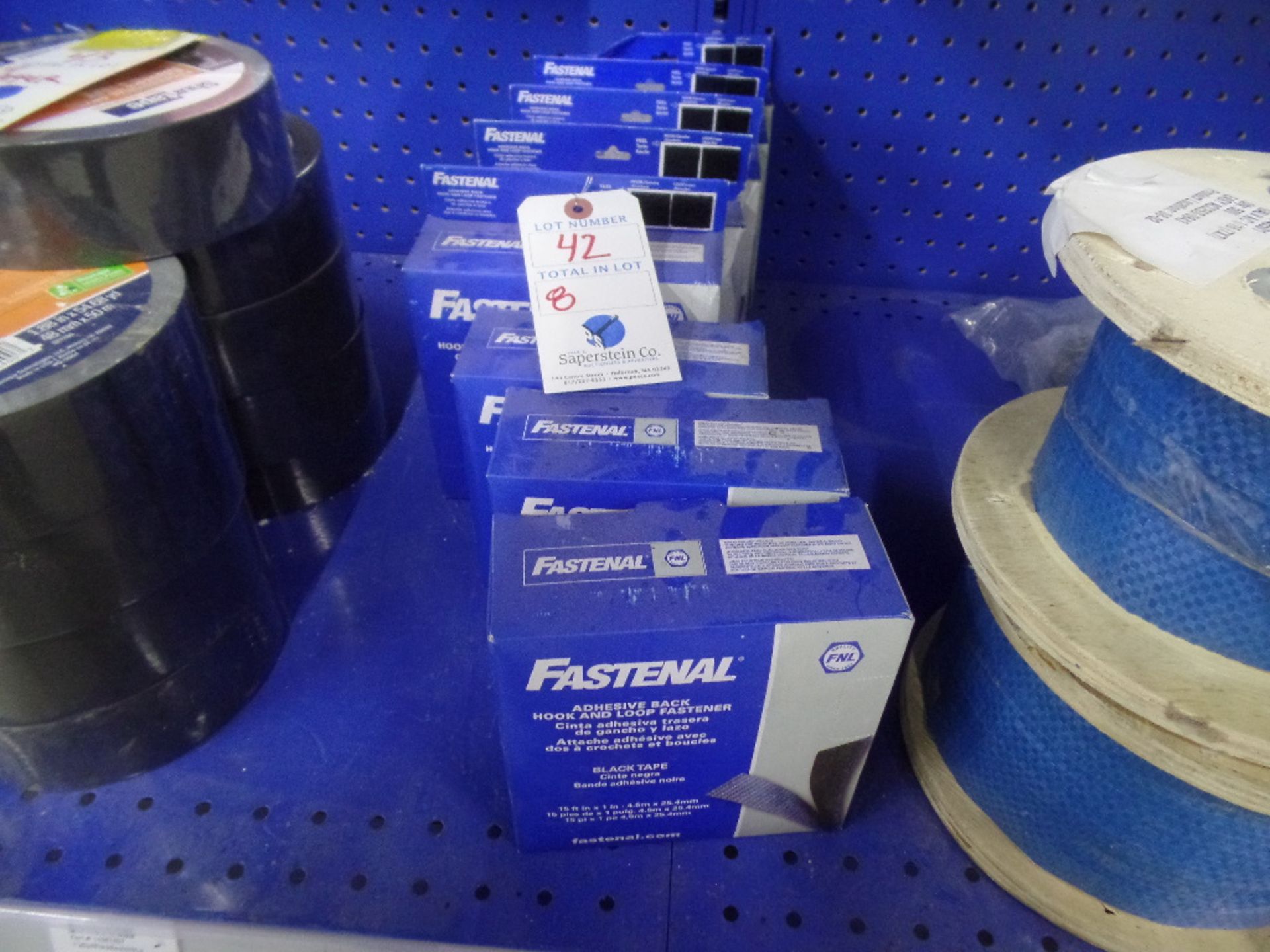 (8) Fastenal Adhesive Back Hook and Loop Fastener #45750