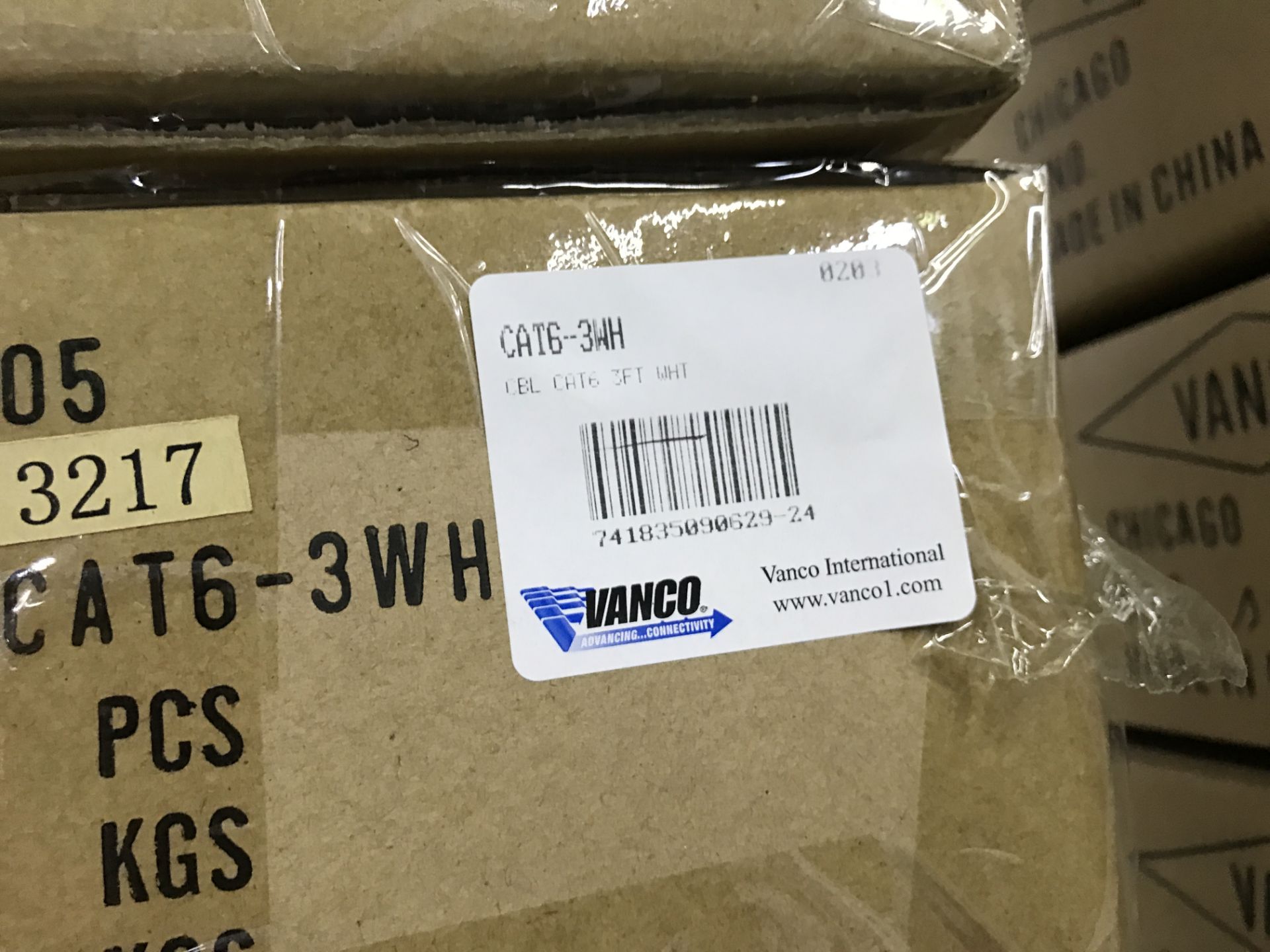 (234) Vanco 3' Packages Cat 6 Asst. Color Cable - Image 4 of 4