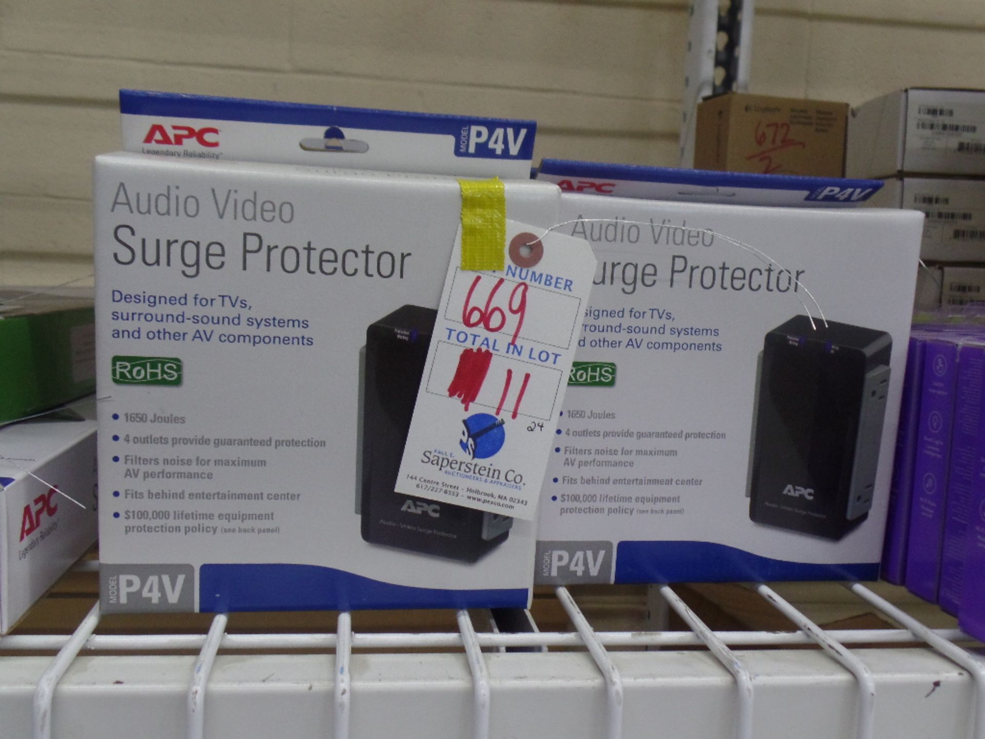 (11) APC #P4V Surge Protectors