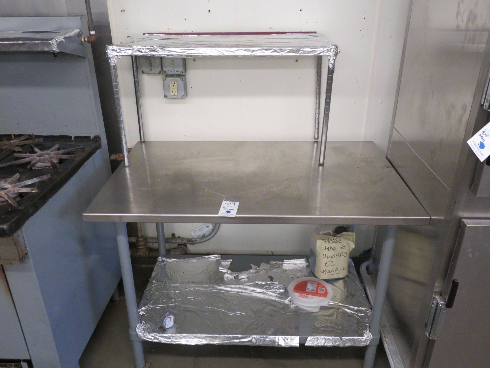 4' Stainless Steel Top