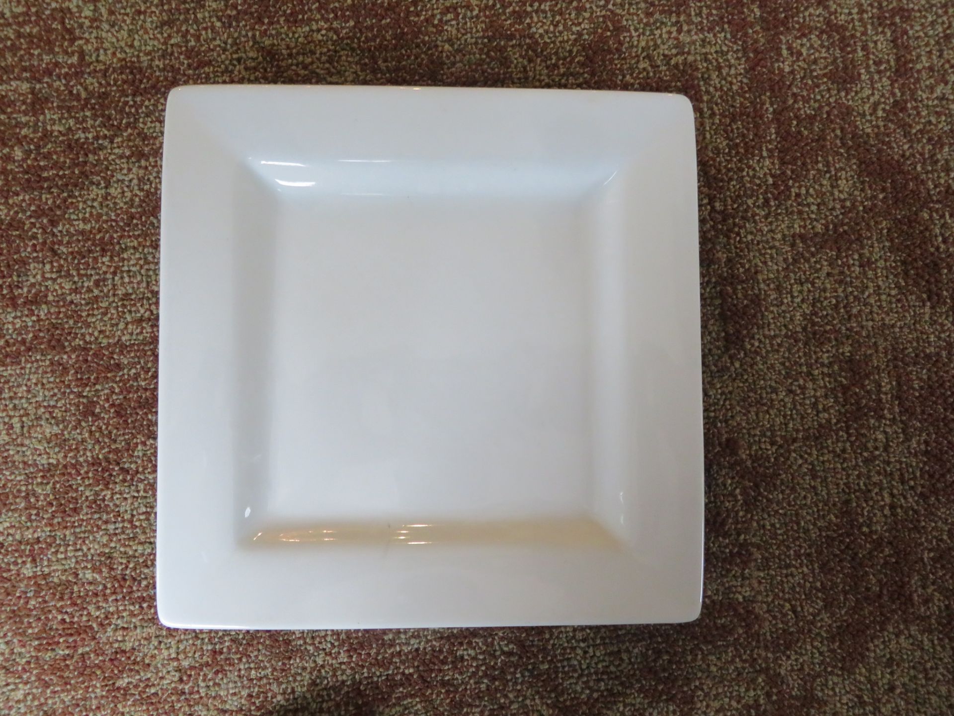 (55) 11" Square World Dinner Plate