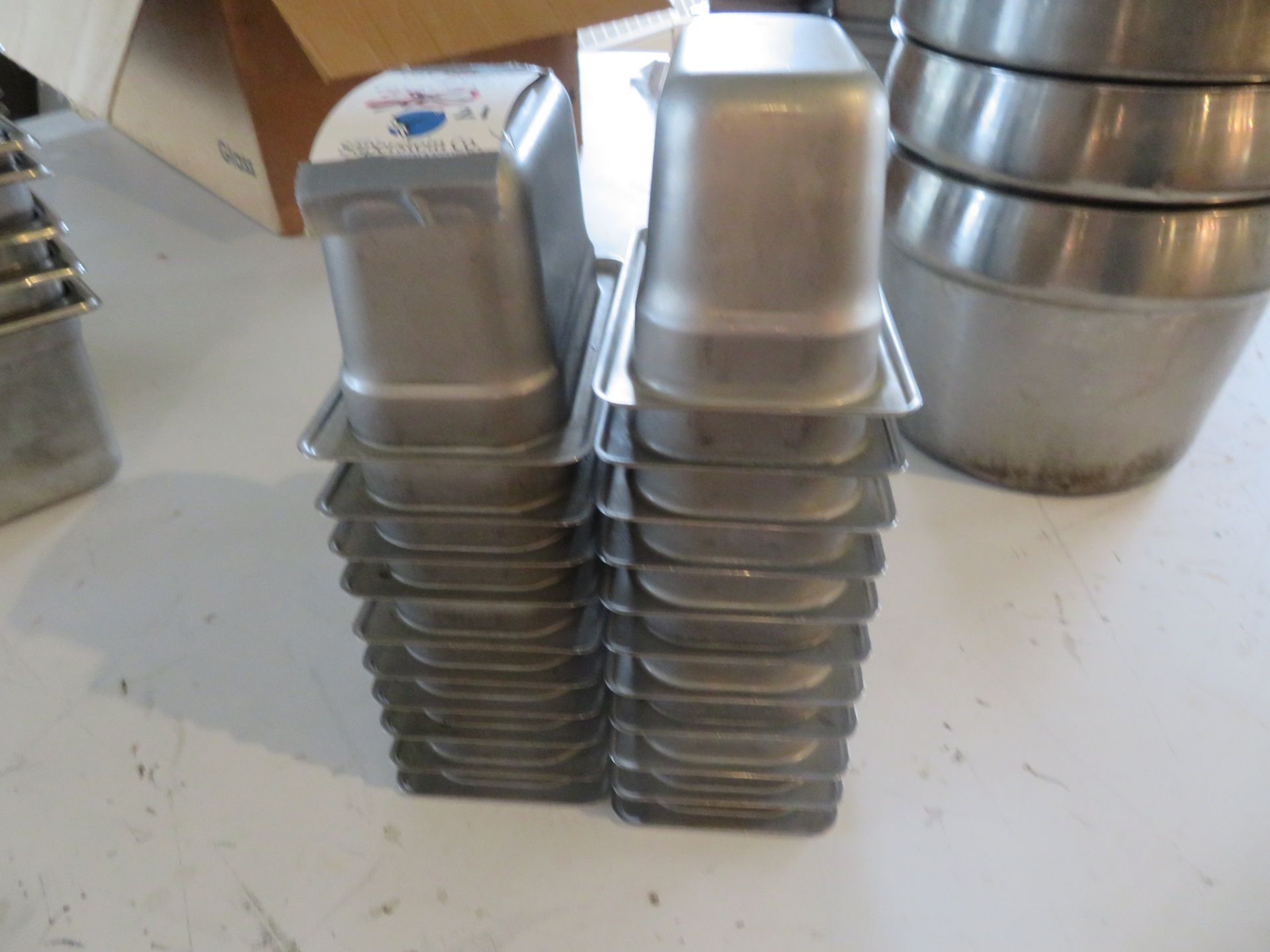 (2) 1/12 Size Stainless Steel Inserts