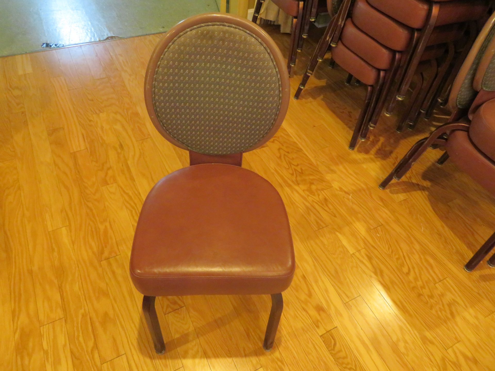 (48) Stackable Cushioned Banquet Chairs