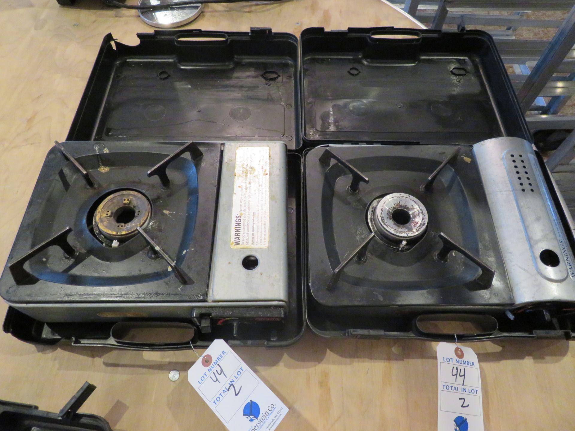 (2) Chef Master CM10000 Single Burner Butane Stove Top