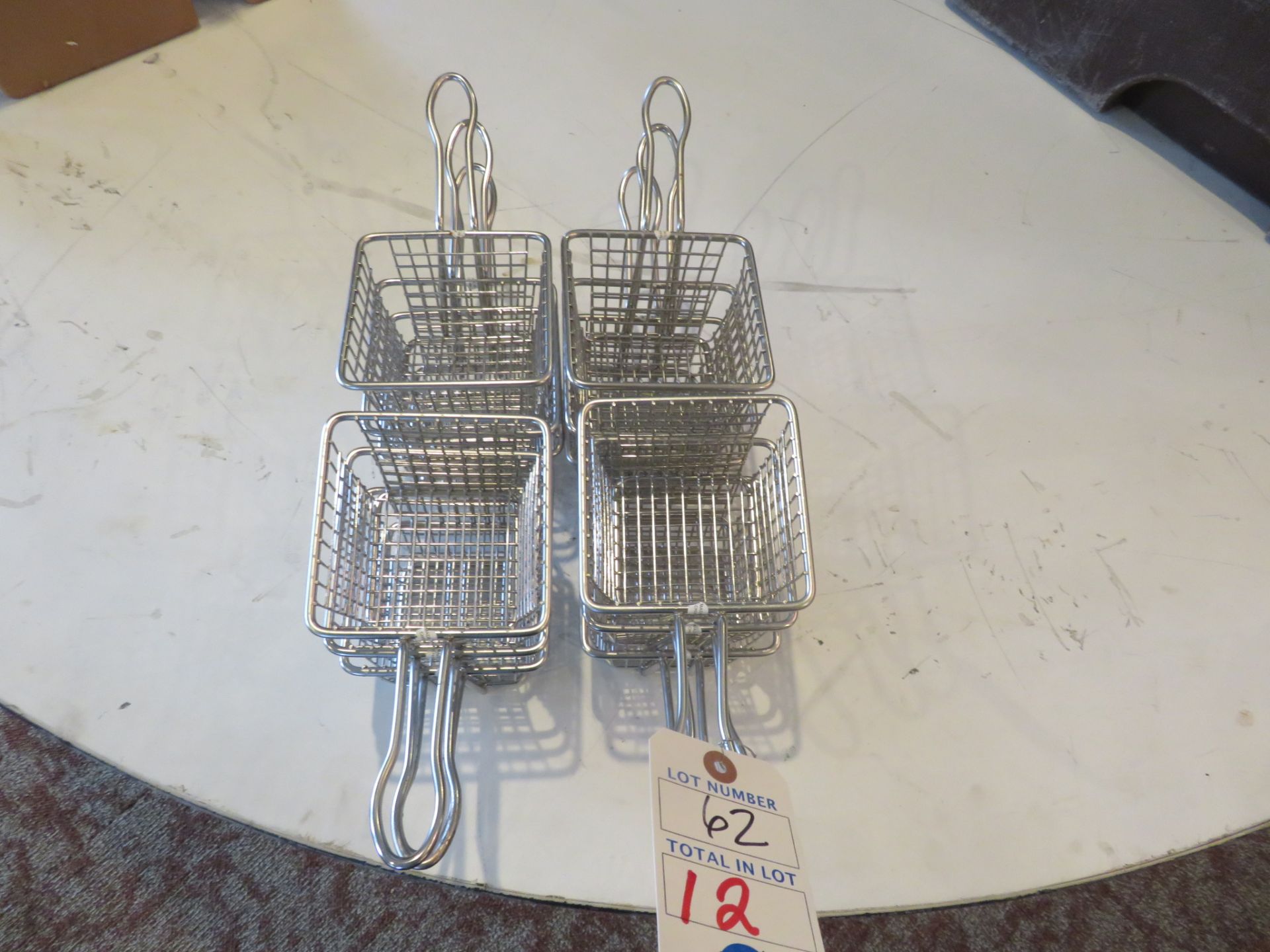 (12) Individual Serving French Fry Baskets