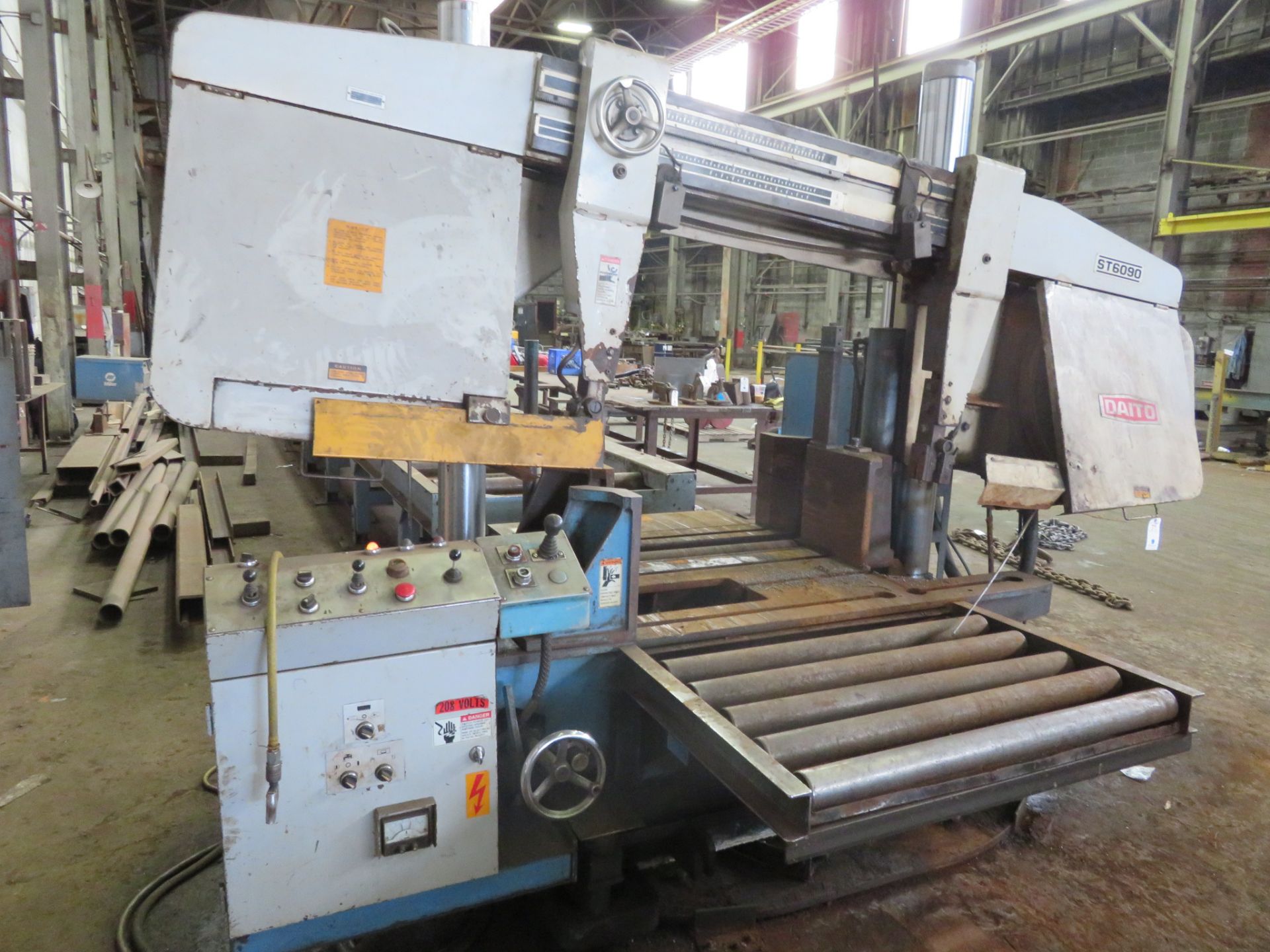 Daito #ST6090 Double Column Horizontal Metal Cutting Band Saw Mfg.#: 249A07-1 w/37.5'L x 4.5'W ( - Image 3 of 4