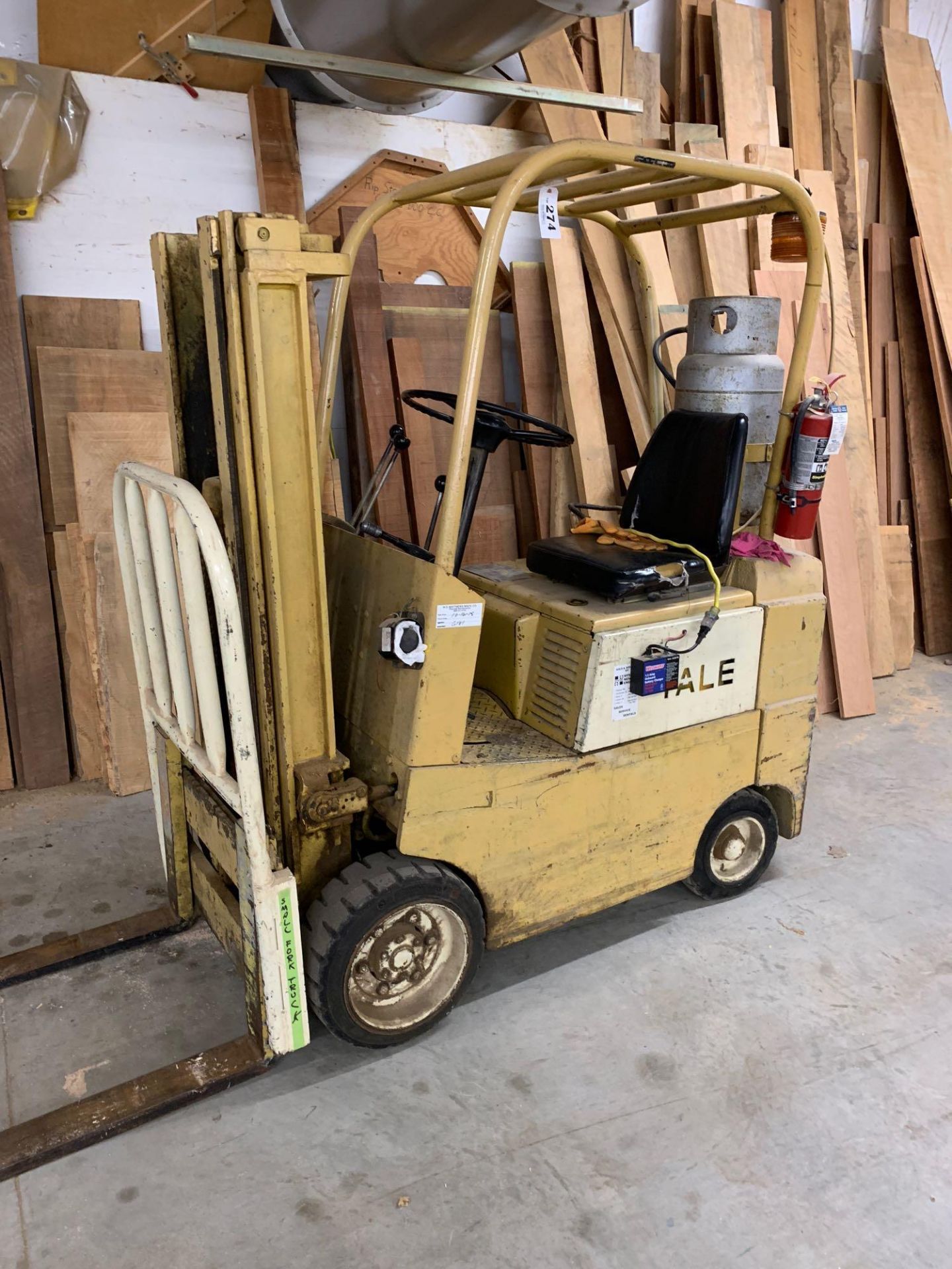Yale propane forklift 6,181 hours.  Delivery of the forklift to the buyer will not occur prior to 4: