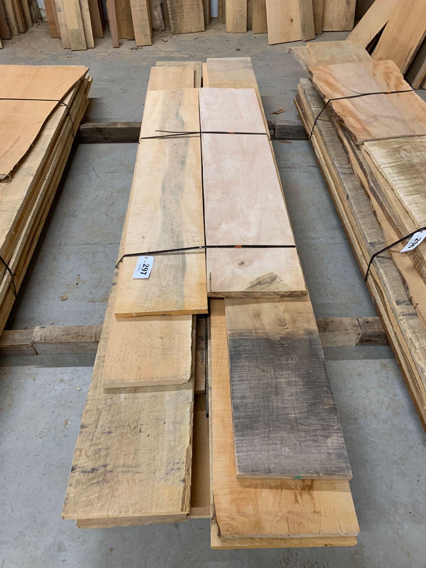 Tiger maple-banded lot 4/4