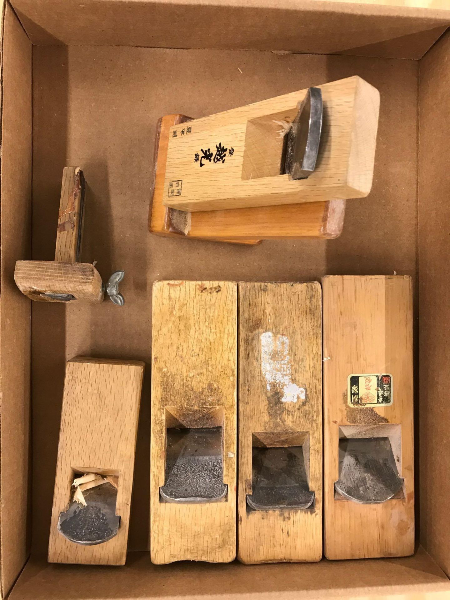 5 Japanese hand planes - Image 2 of 2