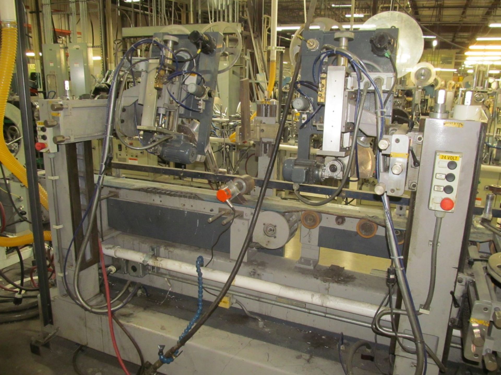 P.A.O. Macc. DC6/ 6-Head Hot Tape Foiler, s/n 1290 (1999), 220 Volt, Loc. Line 11 - Image 4 of 5