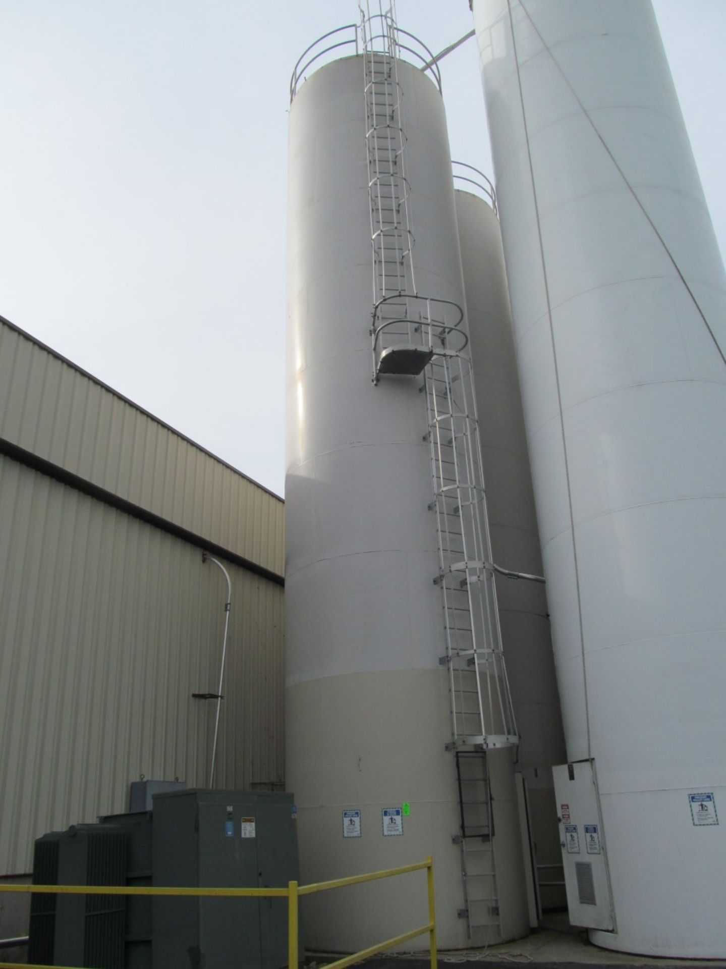 Imperial Calumet Ind. 5272 cu.ft. Steel Silo, Funnel Bottom, 12' Dia. x 54' High, s/n 3515-1, Silo