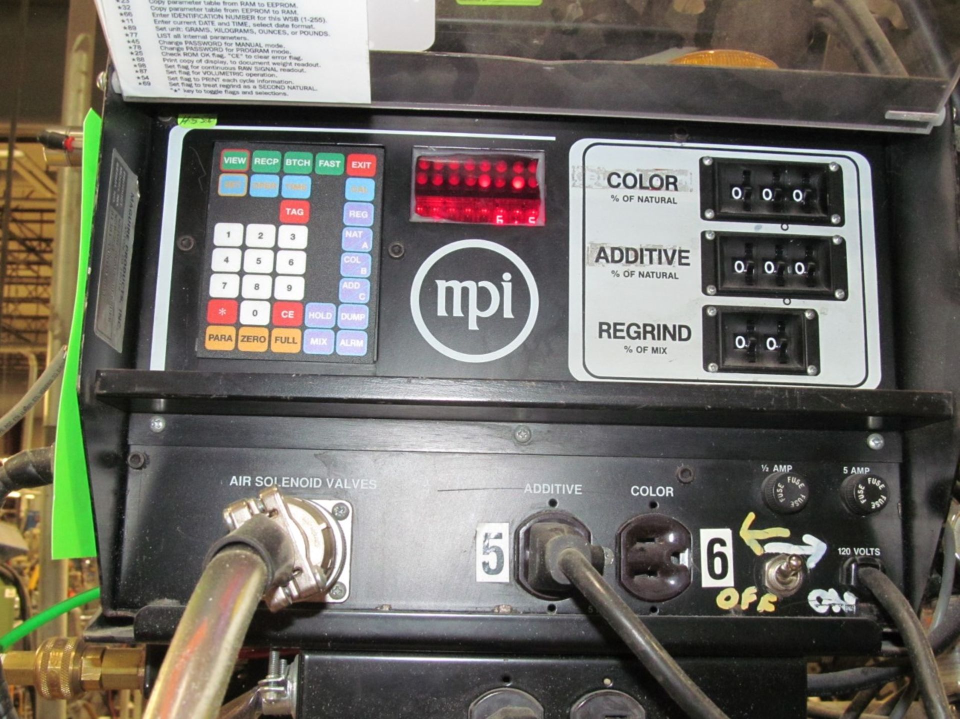 Conair/Maguire 4-Component Auto Weigh GB240 Gravimetric Batch Blender, WSB-231 Controller, (3) Una- - Image 4 of 4