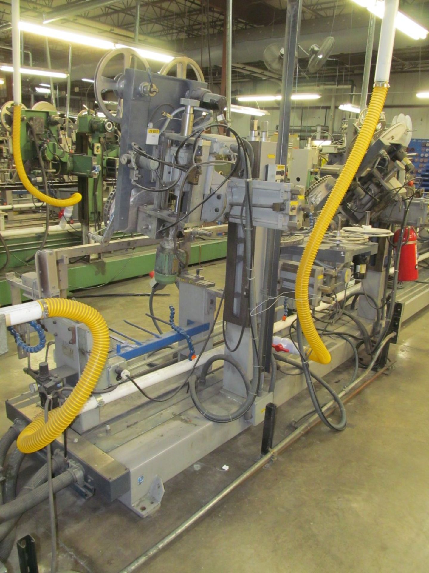 P.A.O. Macc. DC6/PVC 6-Head Hot Tape Foiler, s/n 1516 (2002), 220 Volt, Loc. Line 5 - Image 4 of 5