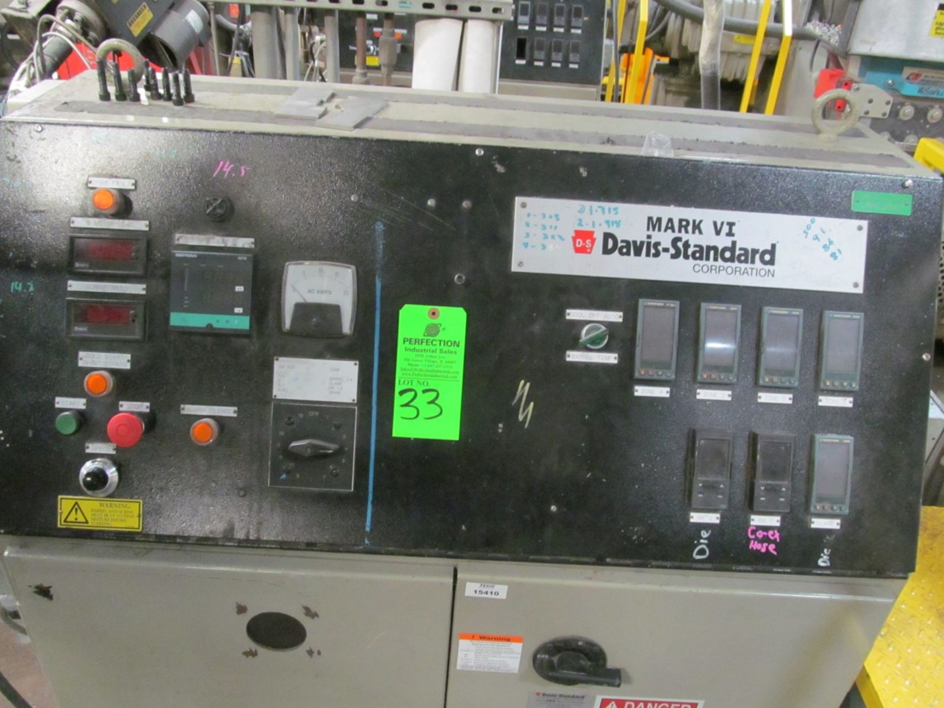 2.5" Davis Standard M IV 25IN25 Single Screw Extruder, s/n O-9385 (1999), 4-Barrel Zones, 24:1 - Image 4 of 5