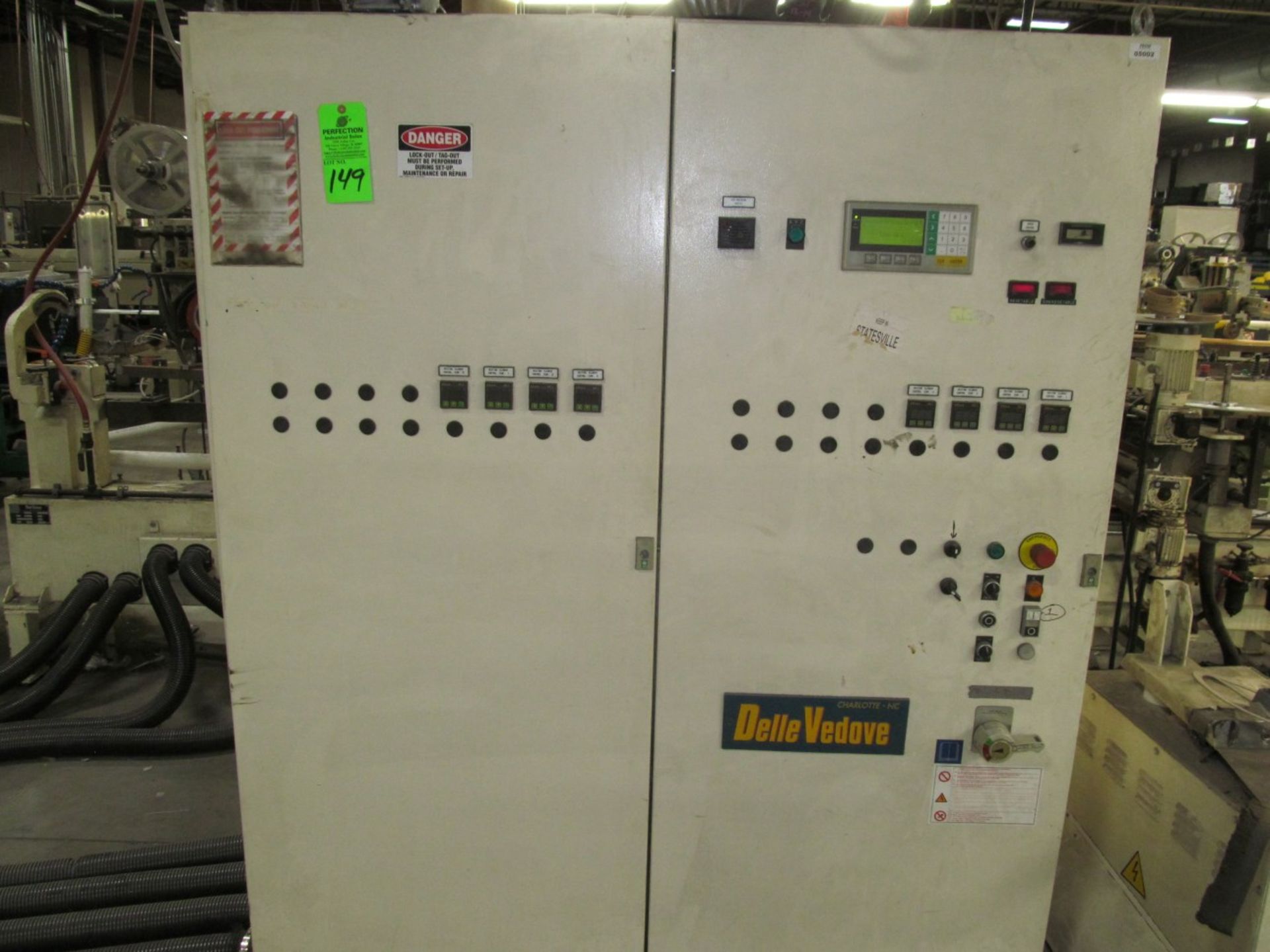 DelleVedove DAC-8/ 8-Head Hot Tape Foiler, s/n 99008 (1999), 460 Volt, Loc. Line 15 - Image 6 of 6