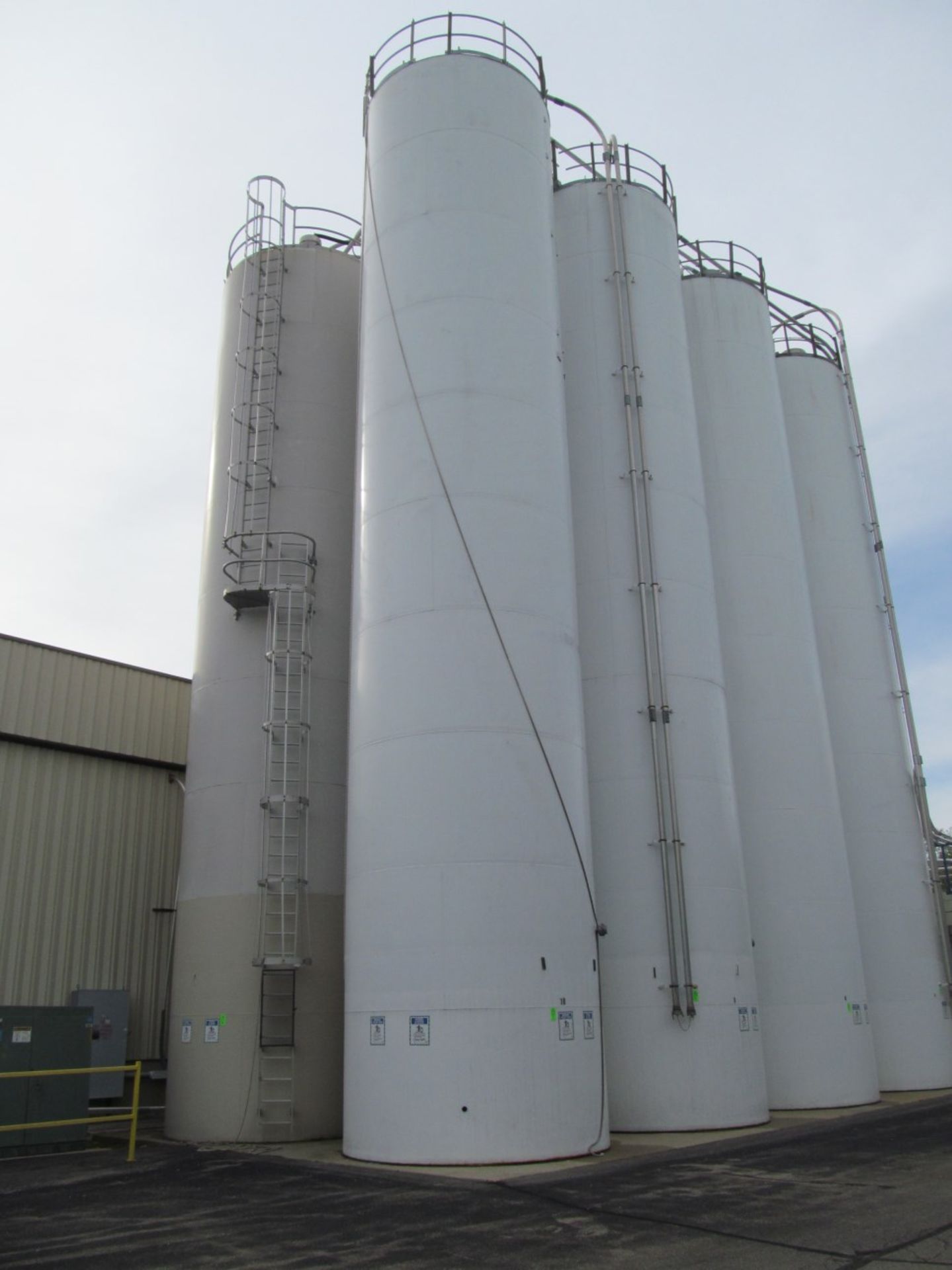 Peabody TecTank 5690 cu.ft. Steel Silo, Funnel Bottom, 12' Dia. x 59' High, s/n 60785, Silo 10