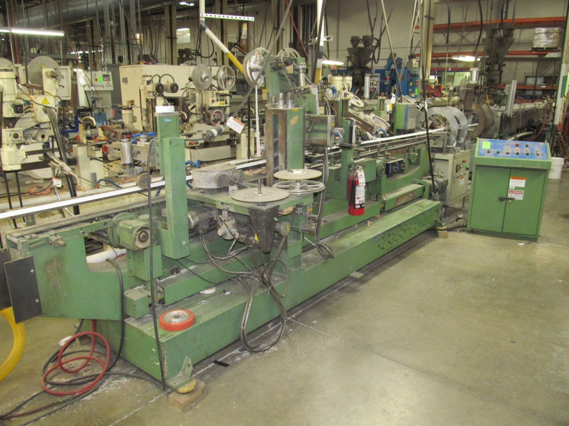 P.A.O. Macc. 4-Head Hot Tape Foiler, 240 Volt, Loc. Line 16