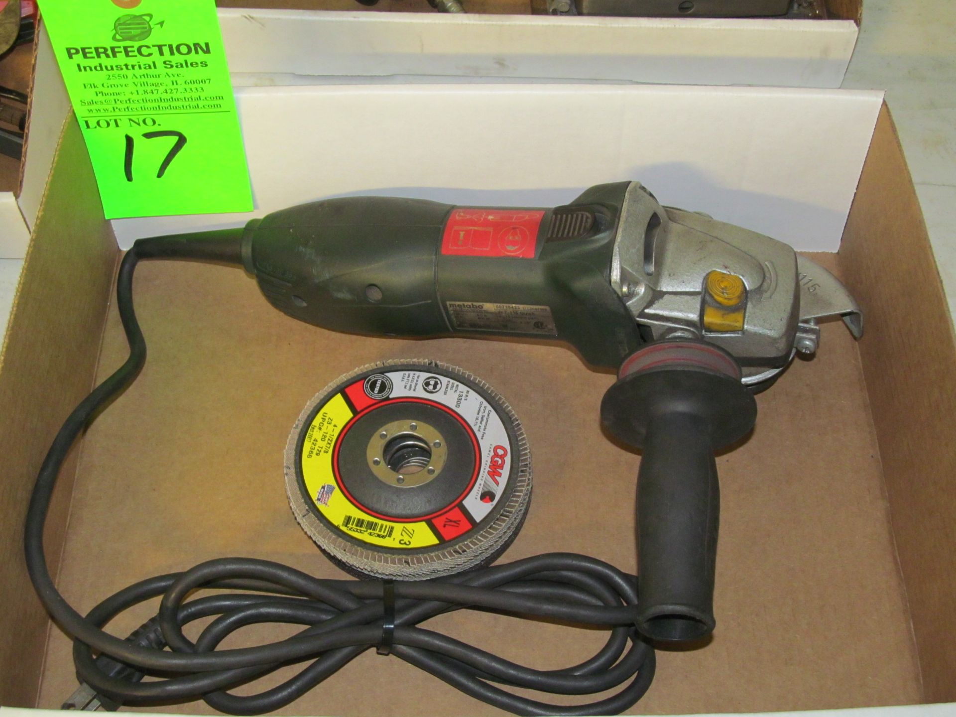 Metabo W7-115 4 1/2" Angle Grinder