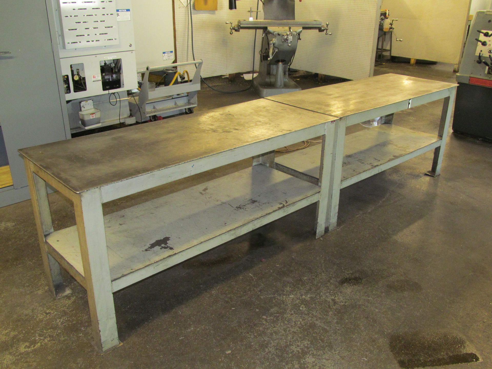 (2) 24" x 60" Steel Work Tables