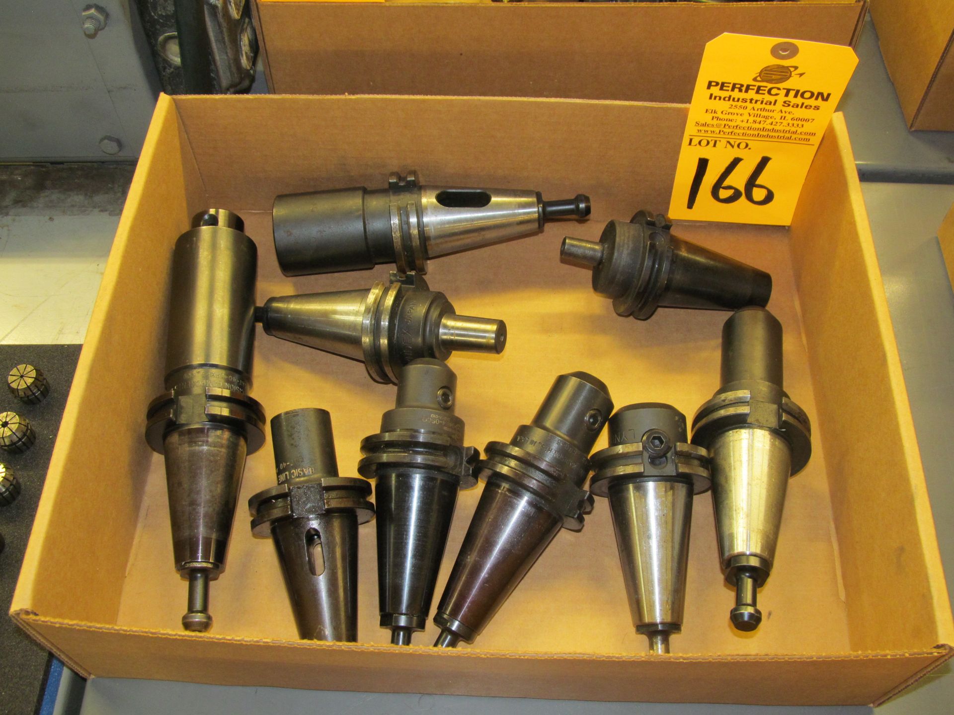 (10) CAT40 End Mill Holders
