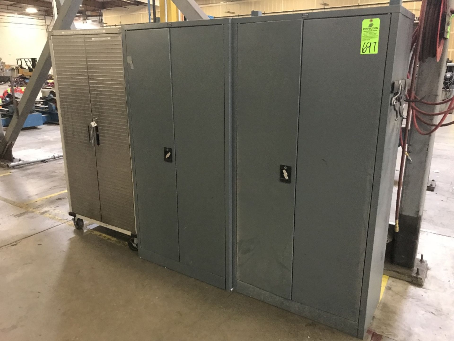 Lot of (3) Shop Cabinets