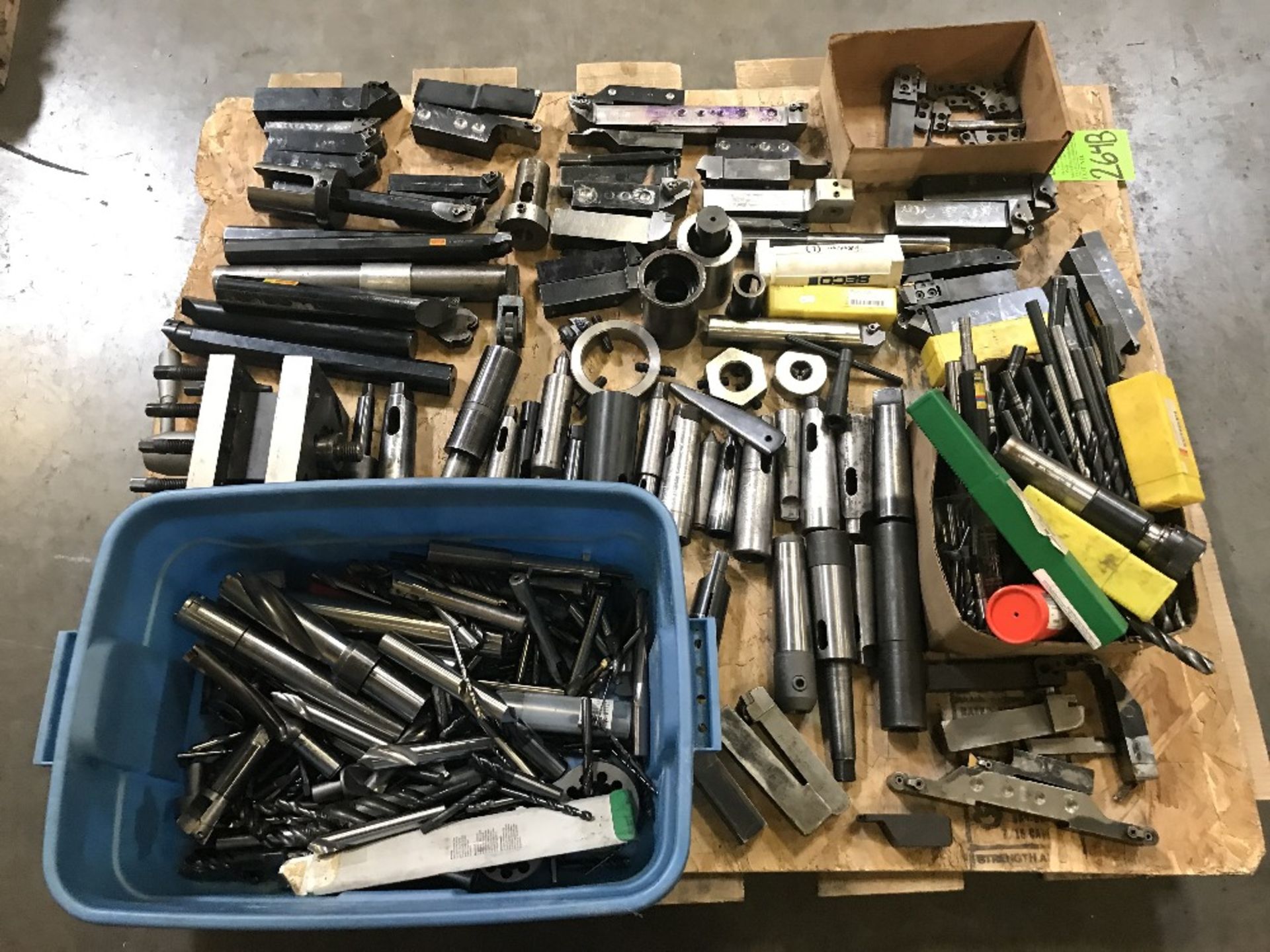 Lot of Turning Tools and Boring Bars w/ Assorted Drills - Image 2 of 2