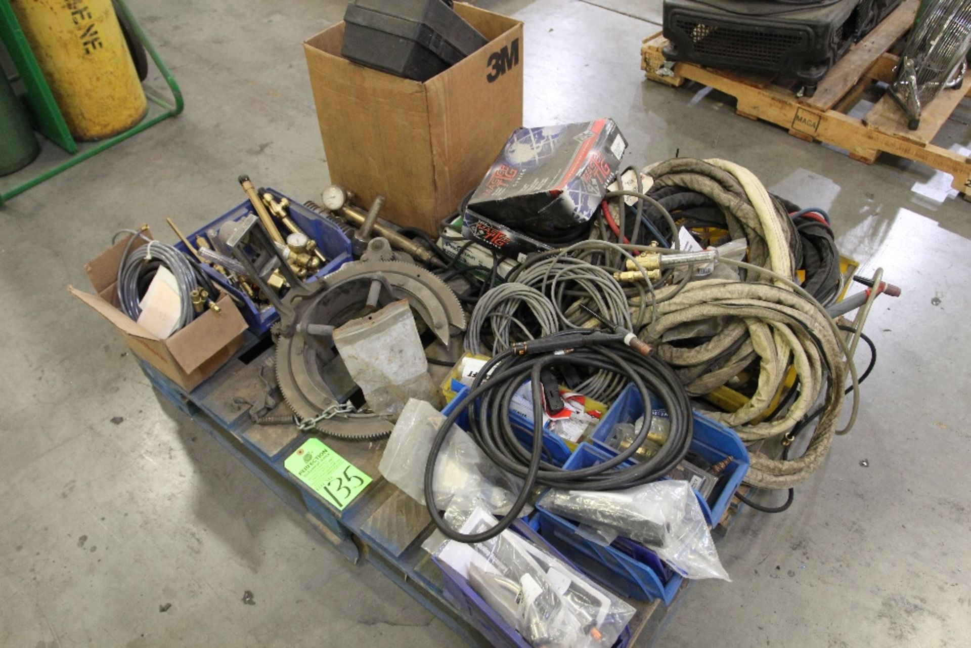 Lot of Assorted MIG Guns, TIG Guns, Hoses and Beveller