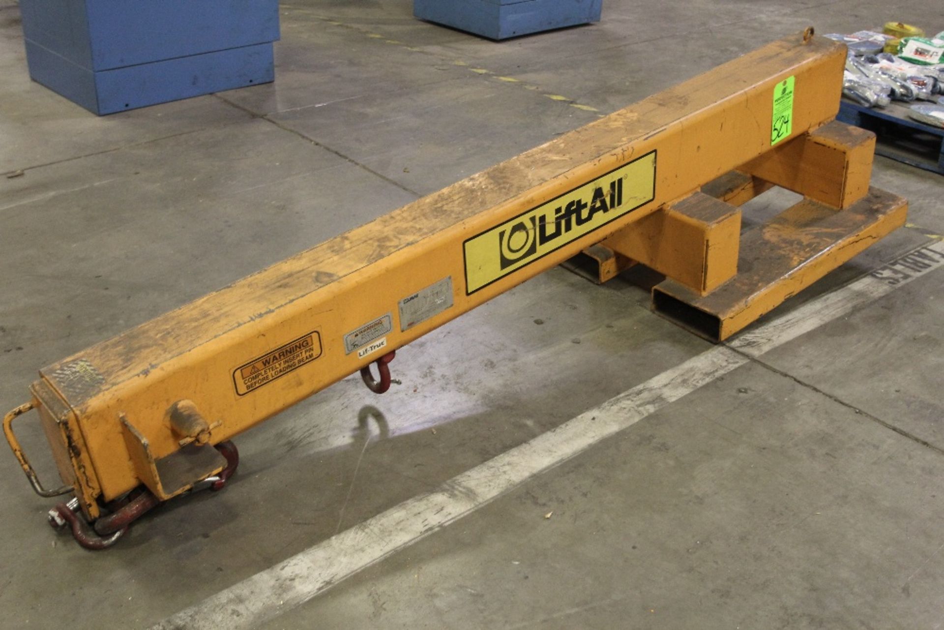 Liftall TFLB-80 Forklift Boom Attachment, 8,000 Lb Capacity, 12' Max Reach