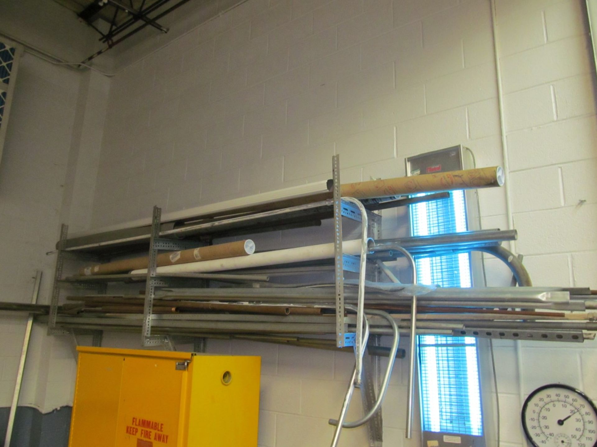 Wire Spool Rack w/ Assorted Wire & Conduit - Image 2 of 2