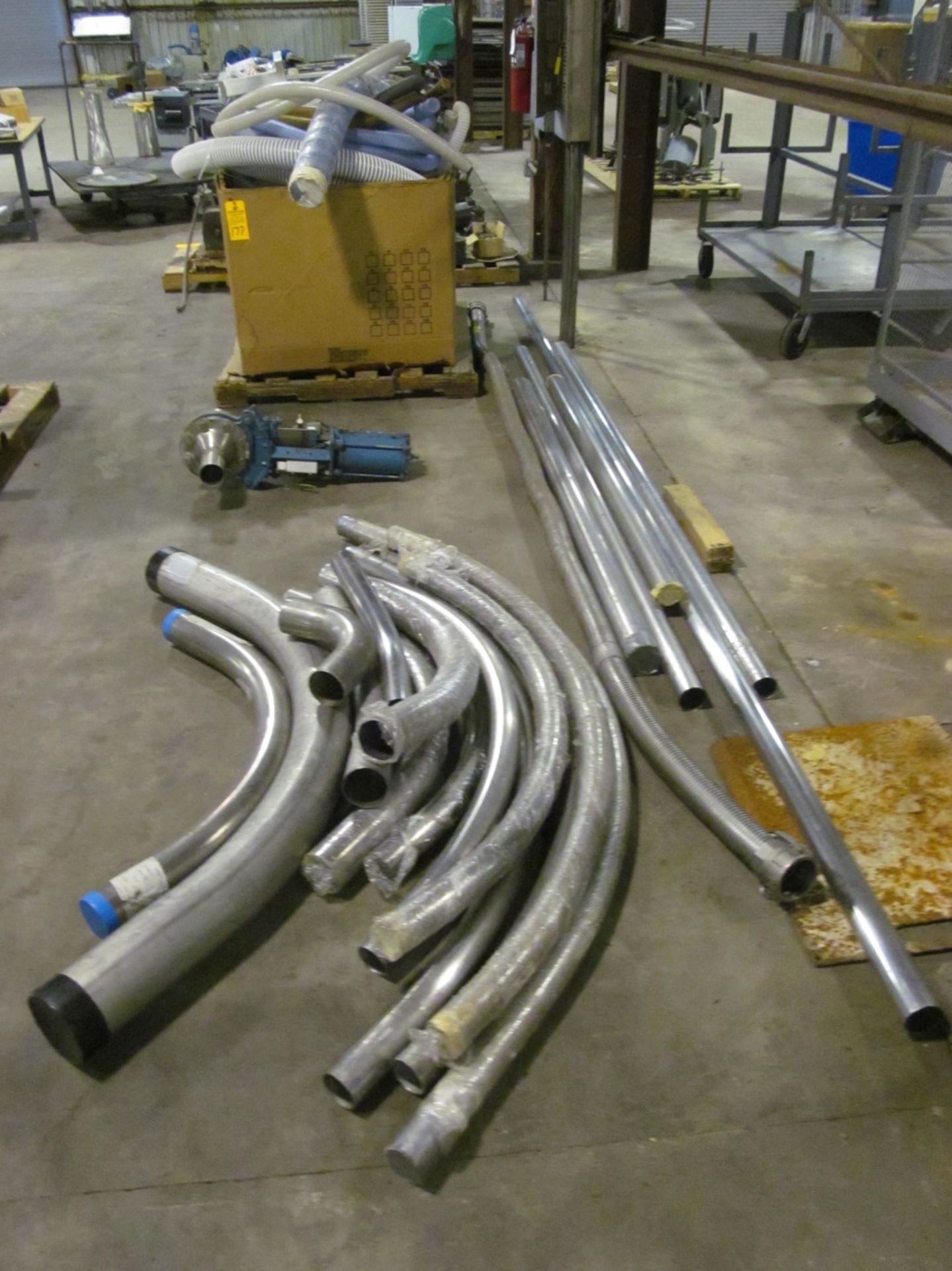 Lot of Assorted Tubing & Gate Valve