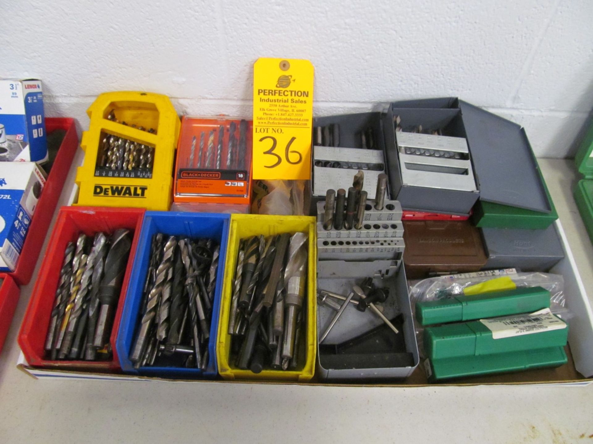 Lot of Assorted Drill Bits