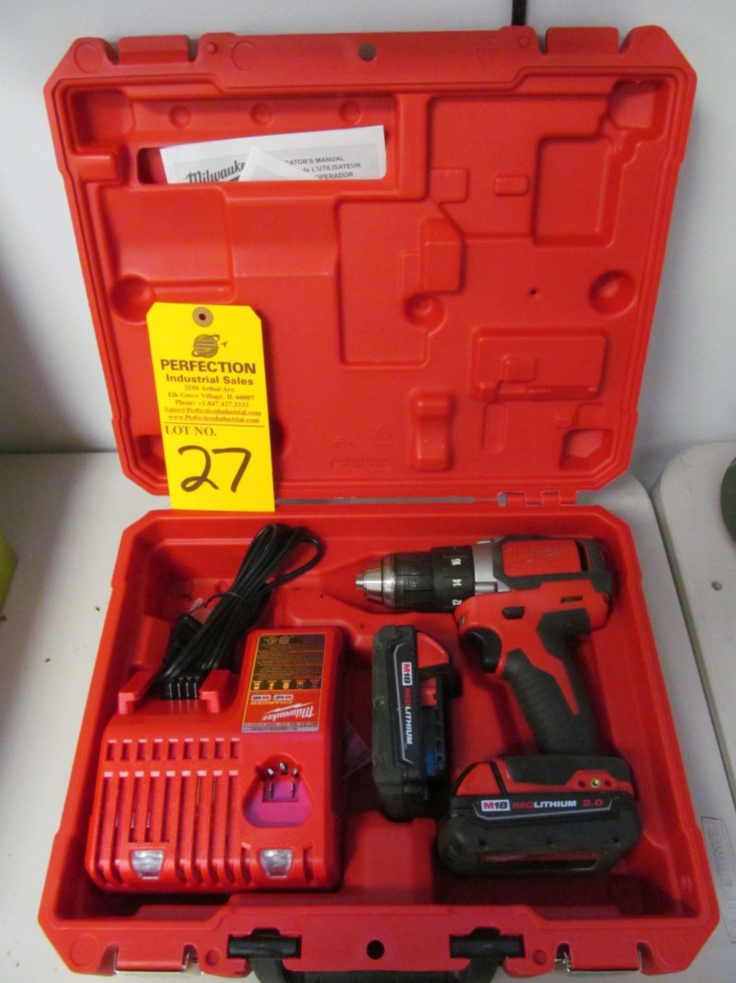 Milwaukee #2701-20 1/2" Cordless Drill Driver