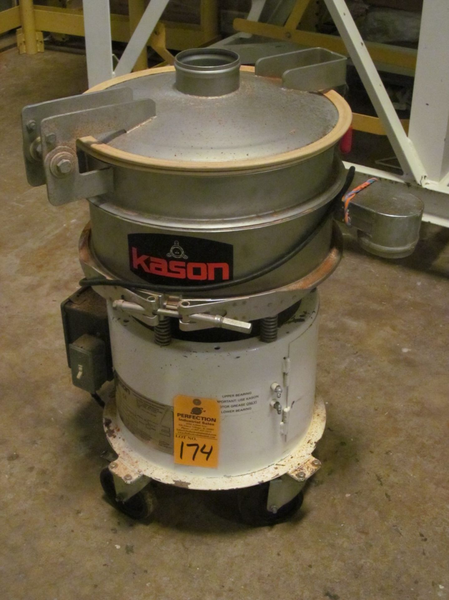 Kason K18-1-SS Vibratory Screener, s/n M-5308, 115 Volt