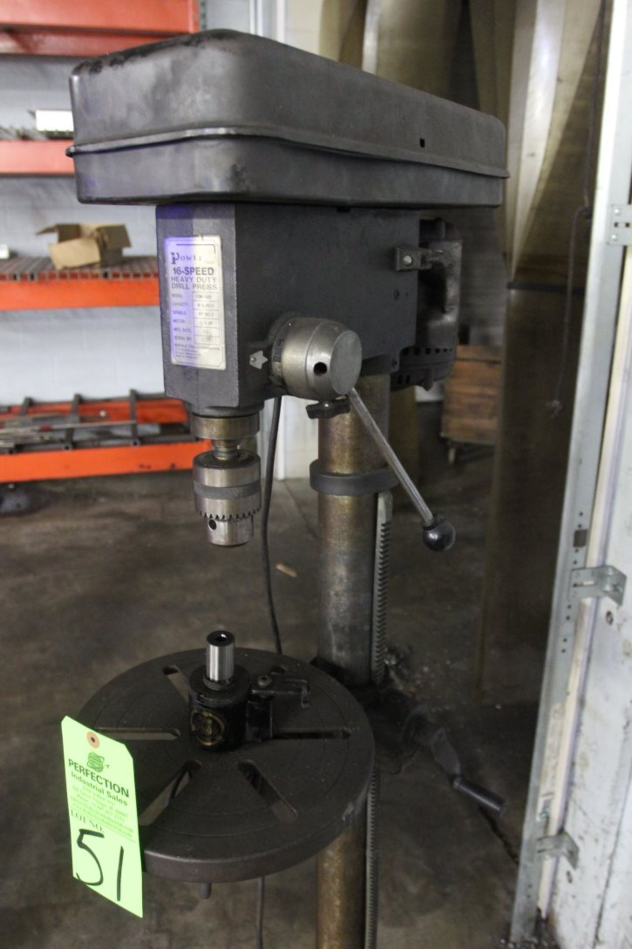 Guardian Power FDM16SP Drill Press, 12" Dia Table - Image 2 of 2