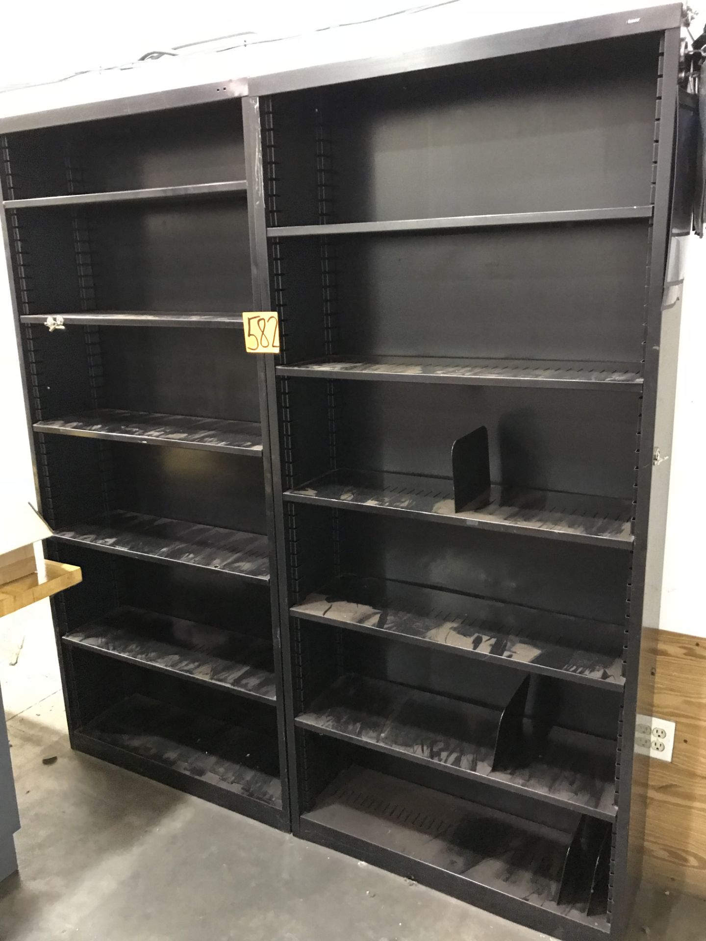 Lot of (3) Shop Shelving Units