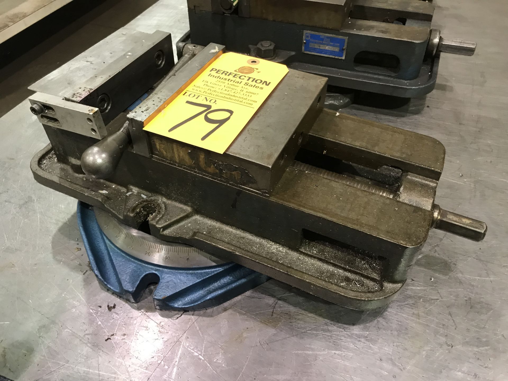 Kurt 6" Ang-Lock Machine Vise on Swivel Base