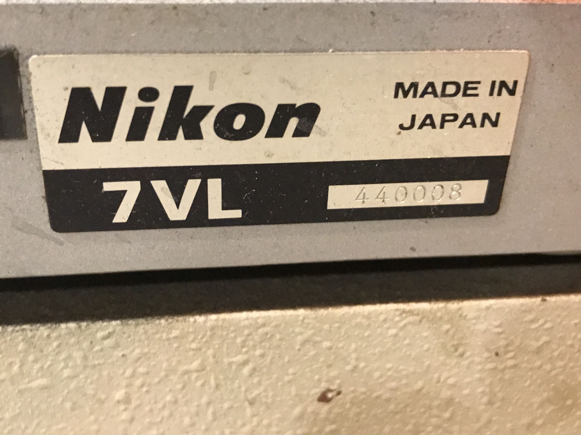 Nikon V-16E Profile Projector w/ Nikon 7VL Slide, s/n 440008 - Image 4 of 4
