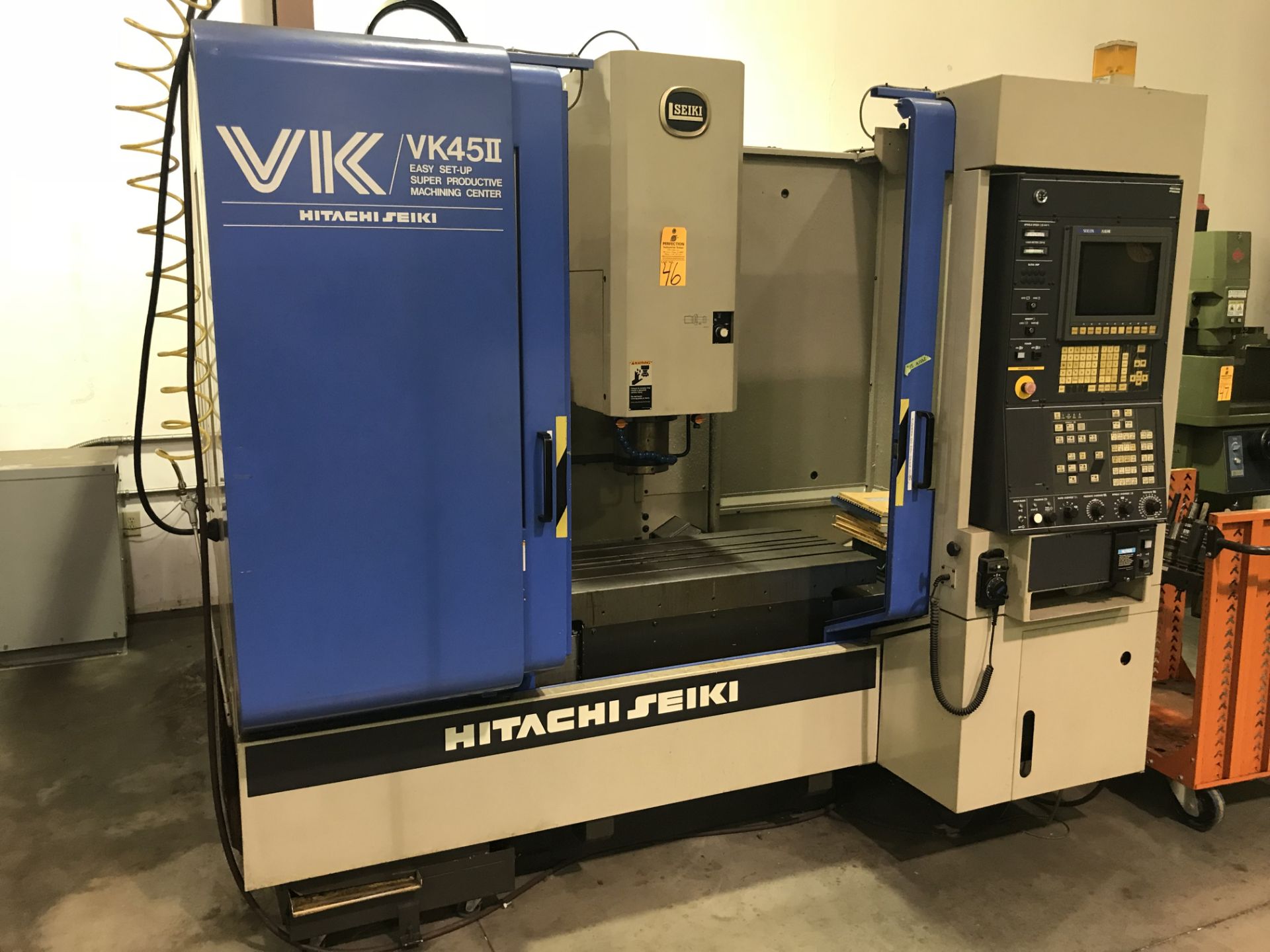 1997 Hitachi Seiki VK45II CNC Vertical Machining Center, s/n YK-47358,Seicos A10M CNC Control, 19" x