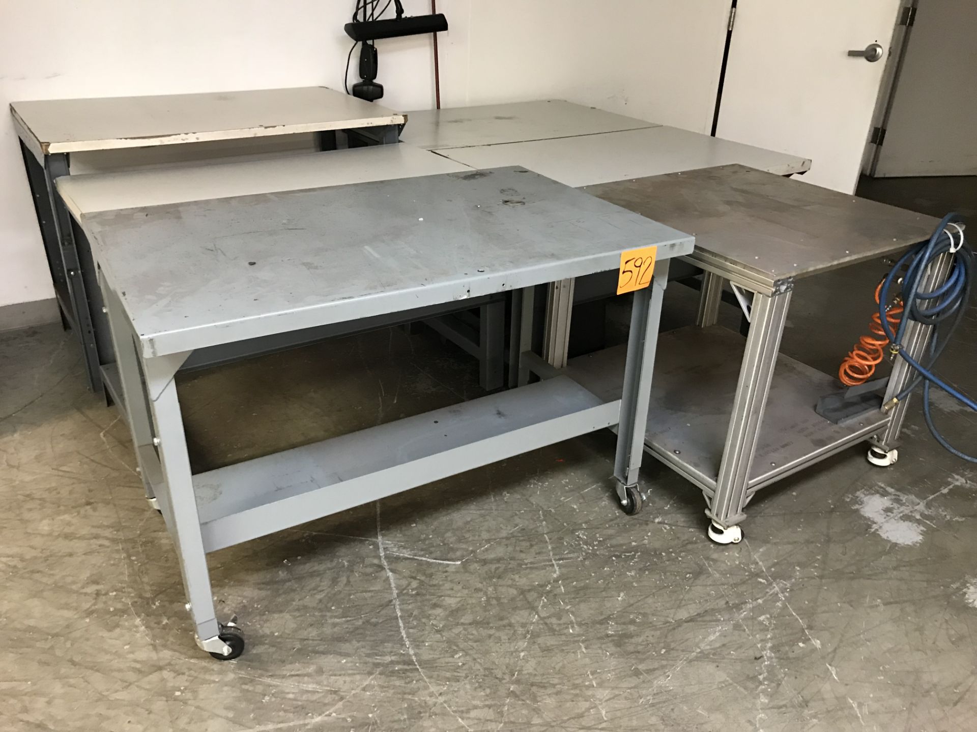 Lot of Work Benches and Work Tables