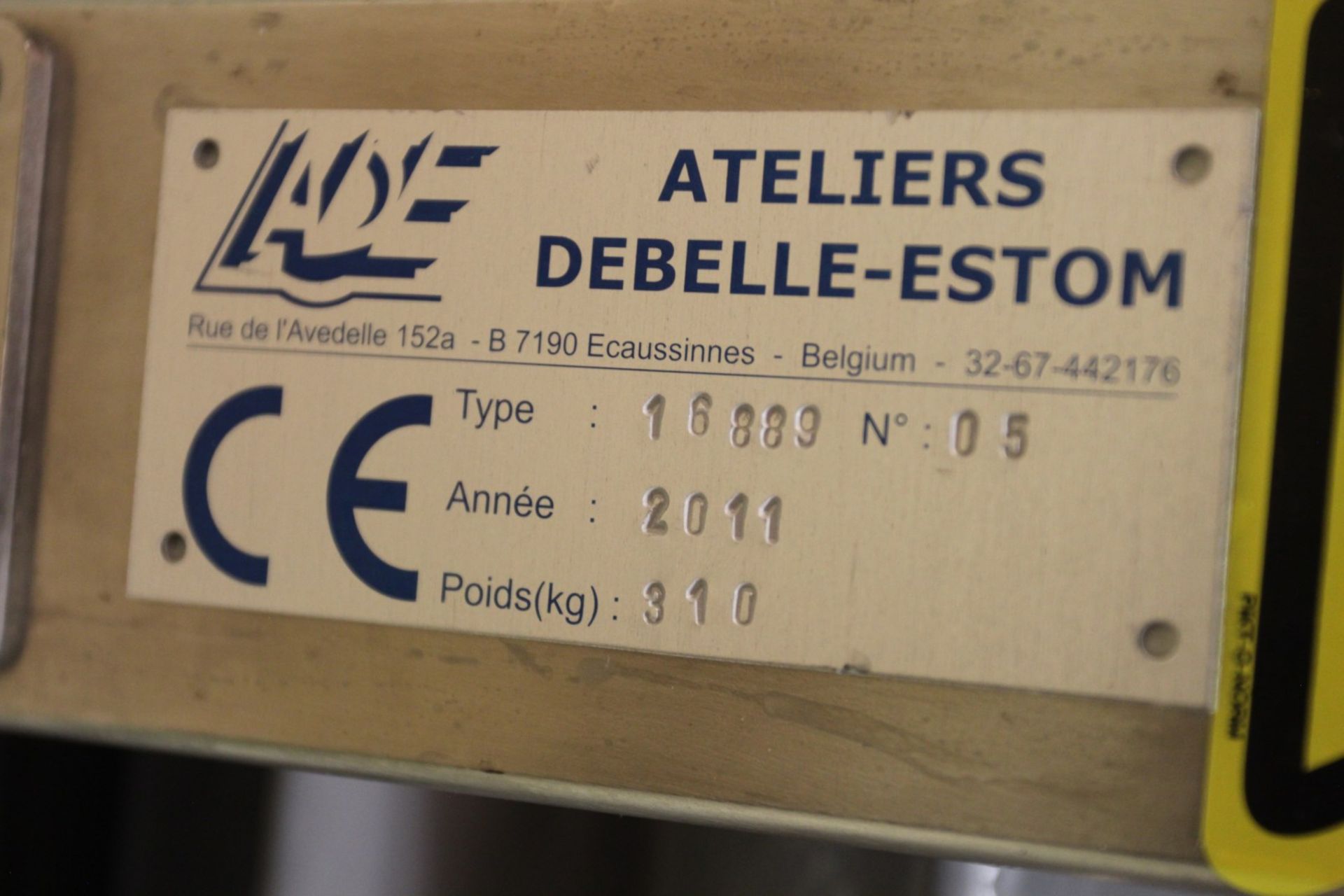 2011 ADE Ateliers Debelle-Estom 16889 Mobile Electric Lift Table, s/n 05 - Image 4 of 5