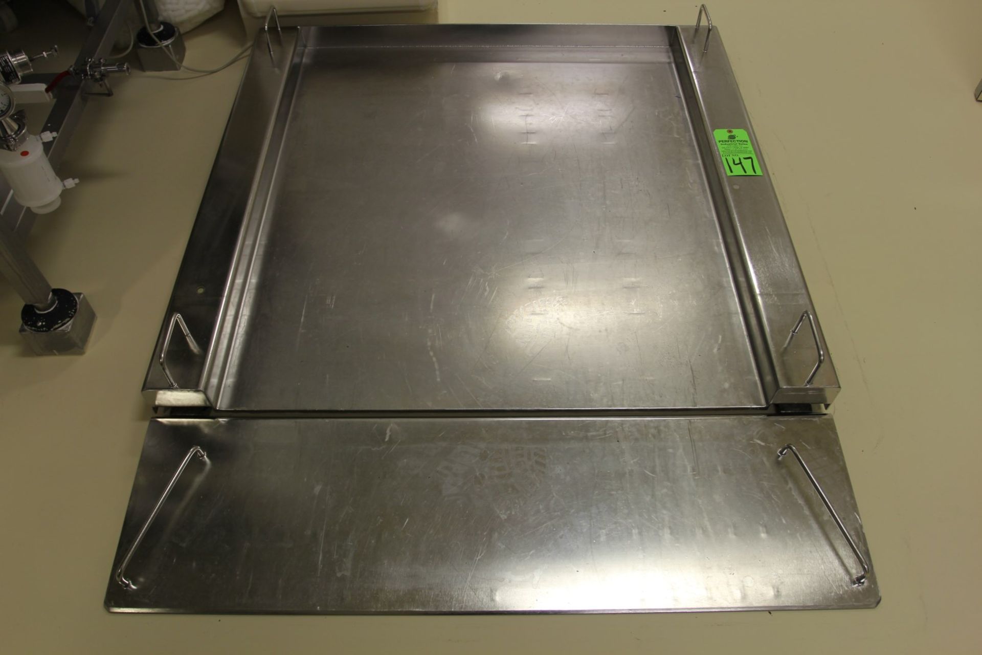 1500 kg Sartorius IFS4-1500-NL Stainless Steel Floor Scale, s/n 17738320, 115cm x 100cm, Siebert - Bild 2 aus 5