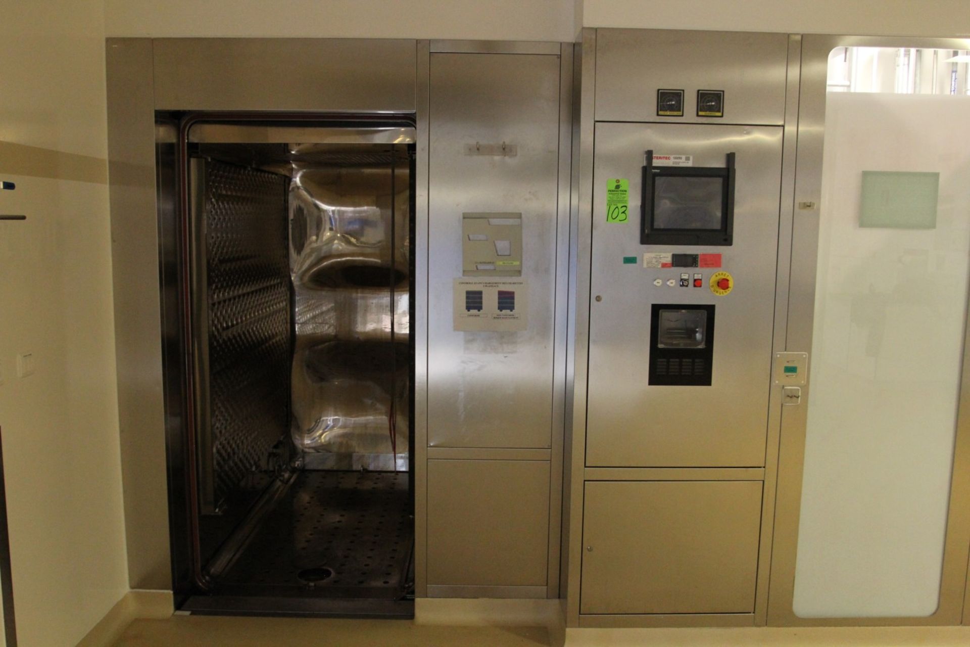 2005 Federgari RX15.159 Double Door Autoclave Saturated Steam Sterilizer, s/n NA1347A, ProFace - Image 2 of 5