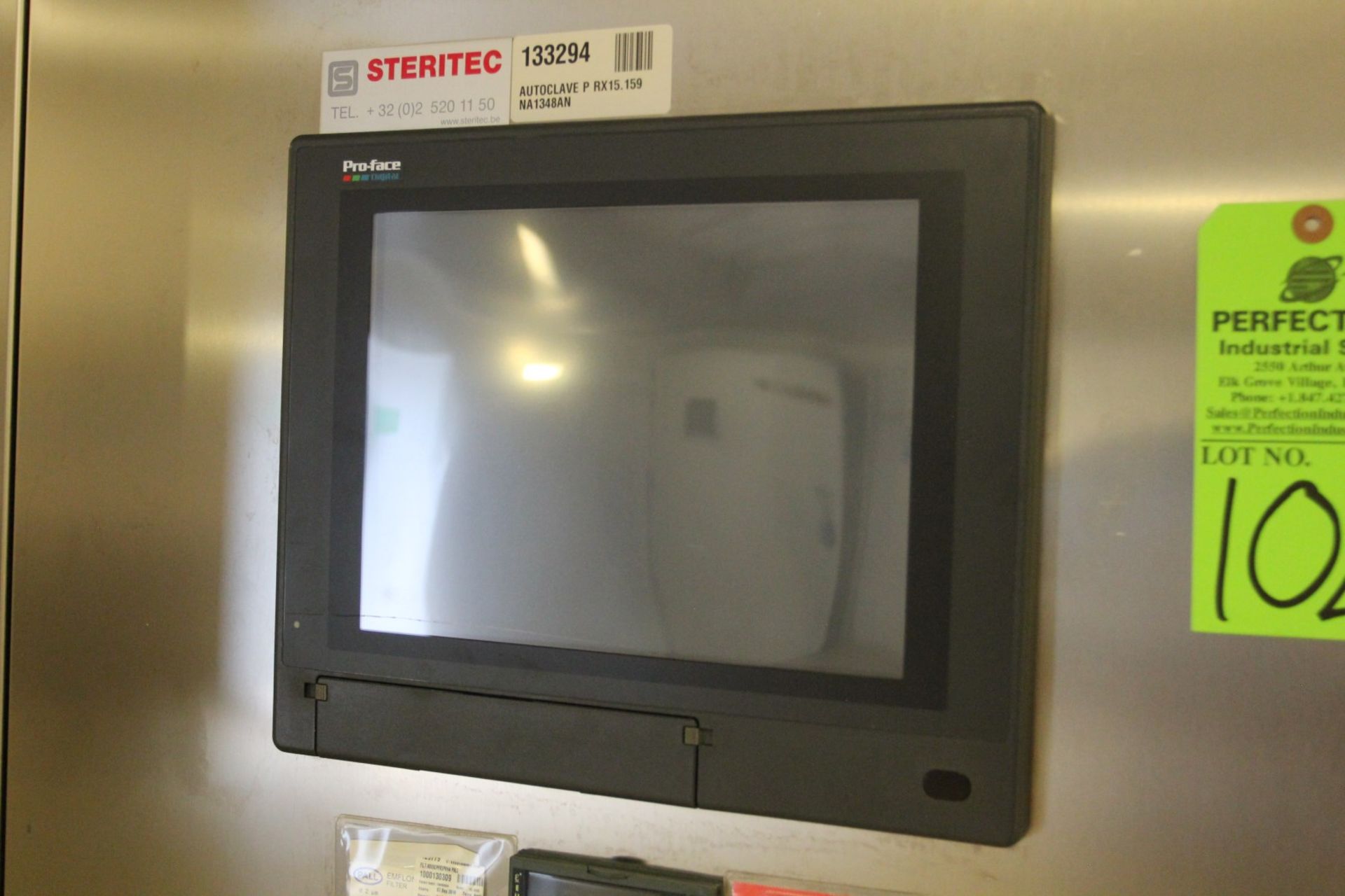2005 Federgari RX15.159 Double Door Autoclave Saturated Steam Sterilizer, s/n NA1348N, ProFace - Bild 4 aus 5